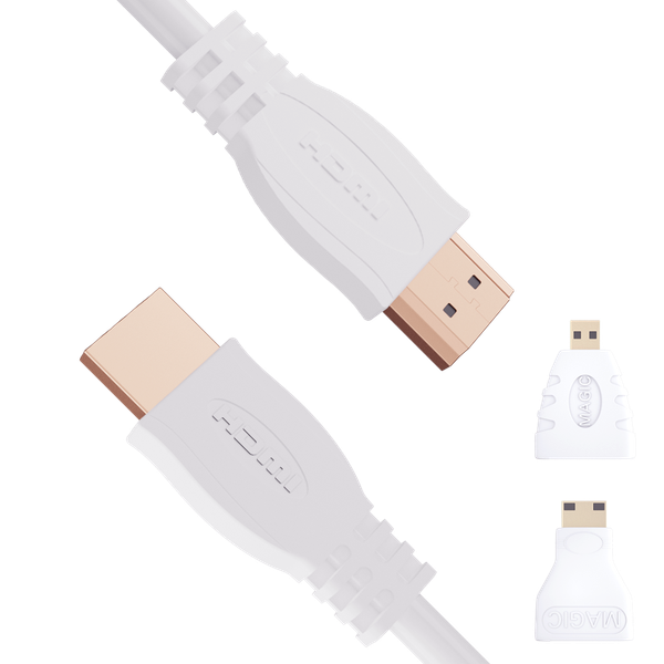 Gallery image 1 of HDMI 1.4 影音線 + Mini C / Micro D 轉接頭組合包