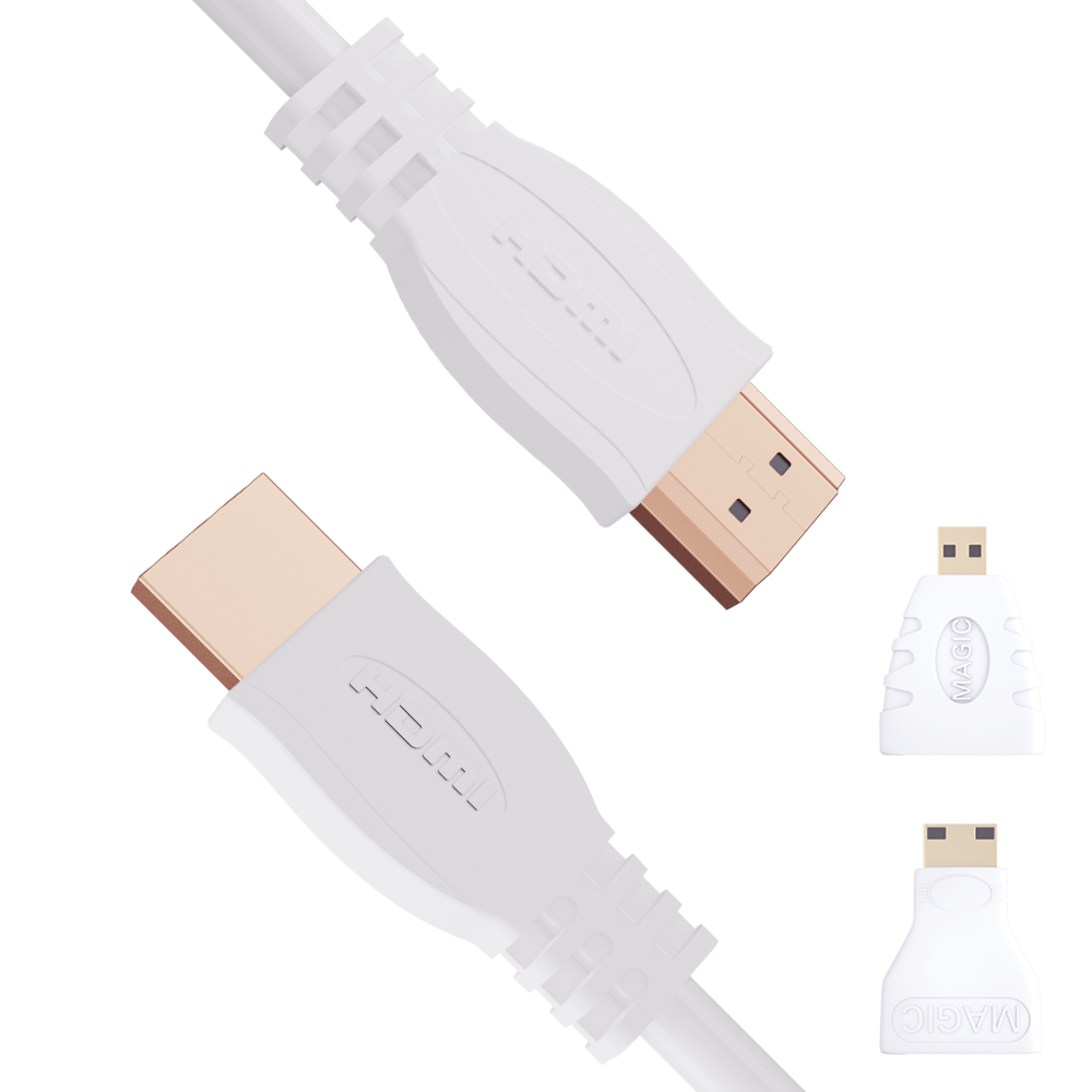 HDMI 1.4 影音線 + Mini C / Micro D 轉接頭組合包