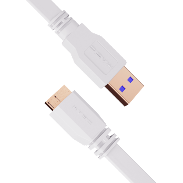 Gallery image 1 of USB 3.0 A公 to Micro USB公傳輸線 (扁線)