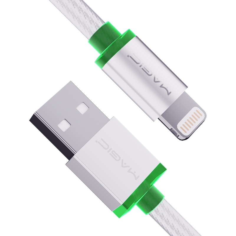 MFI 認證蘋果編織充電線 指示燈