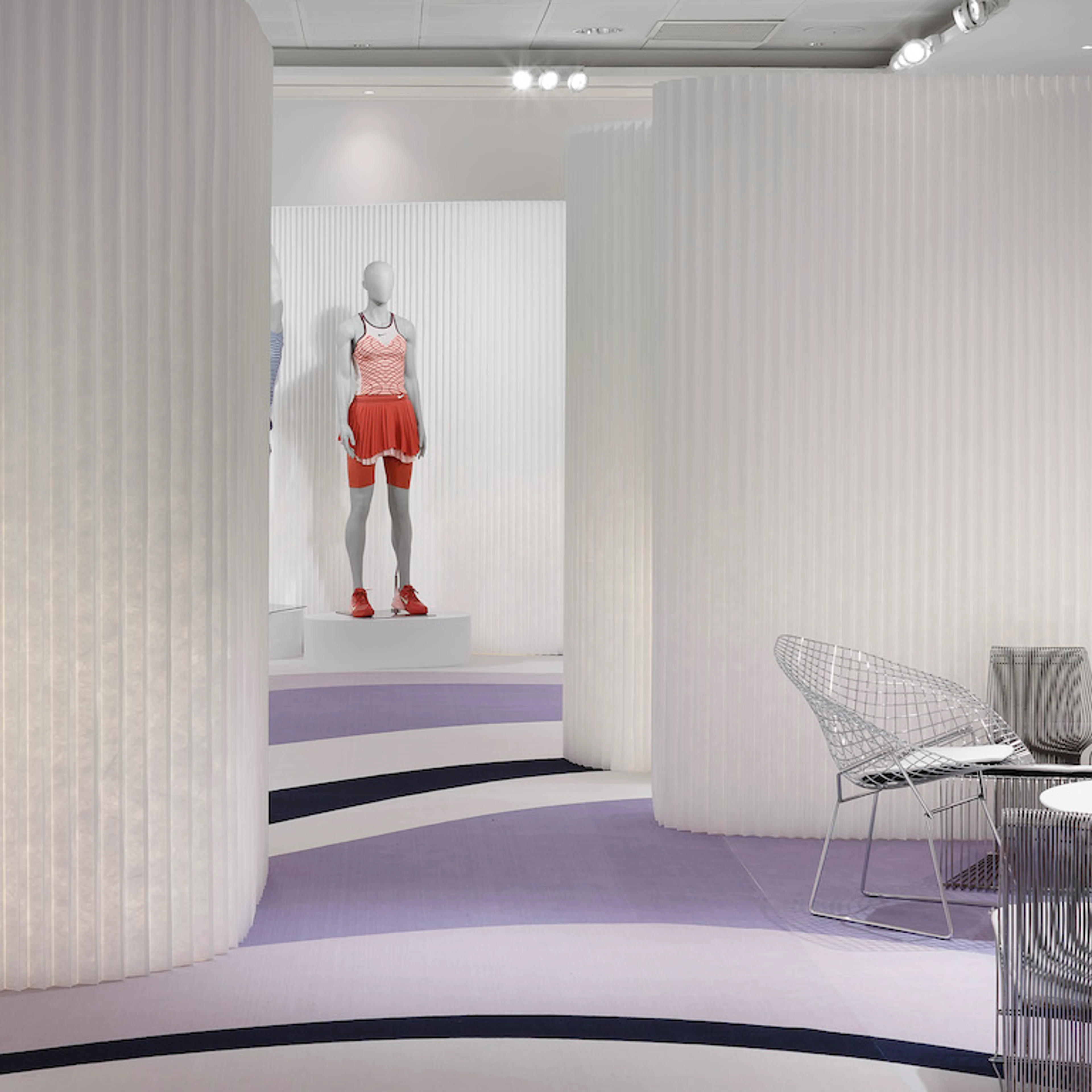nike showroom - white softwall