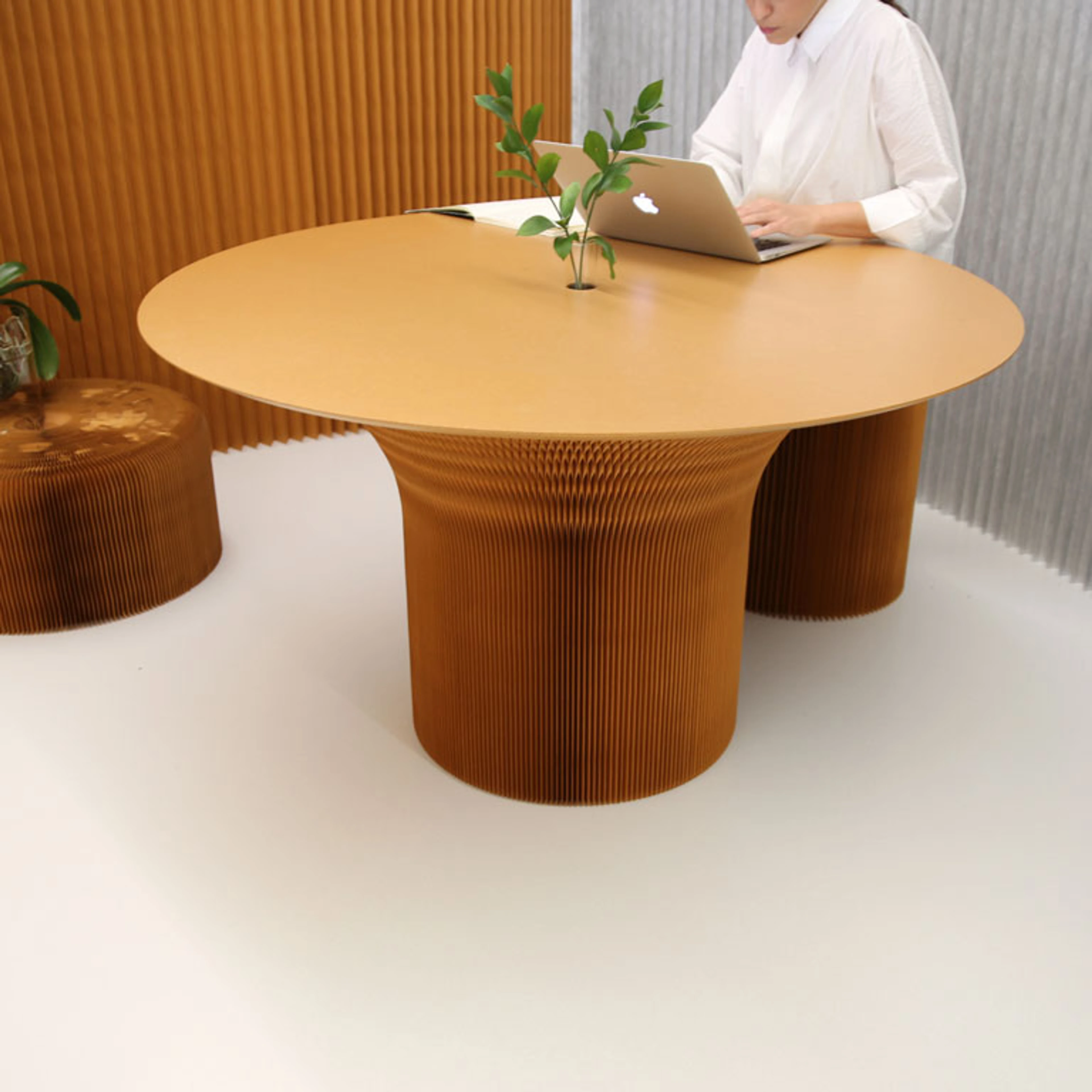 mobille foldable table accordion partition wall