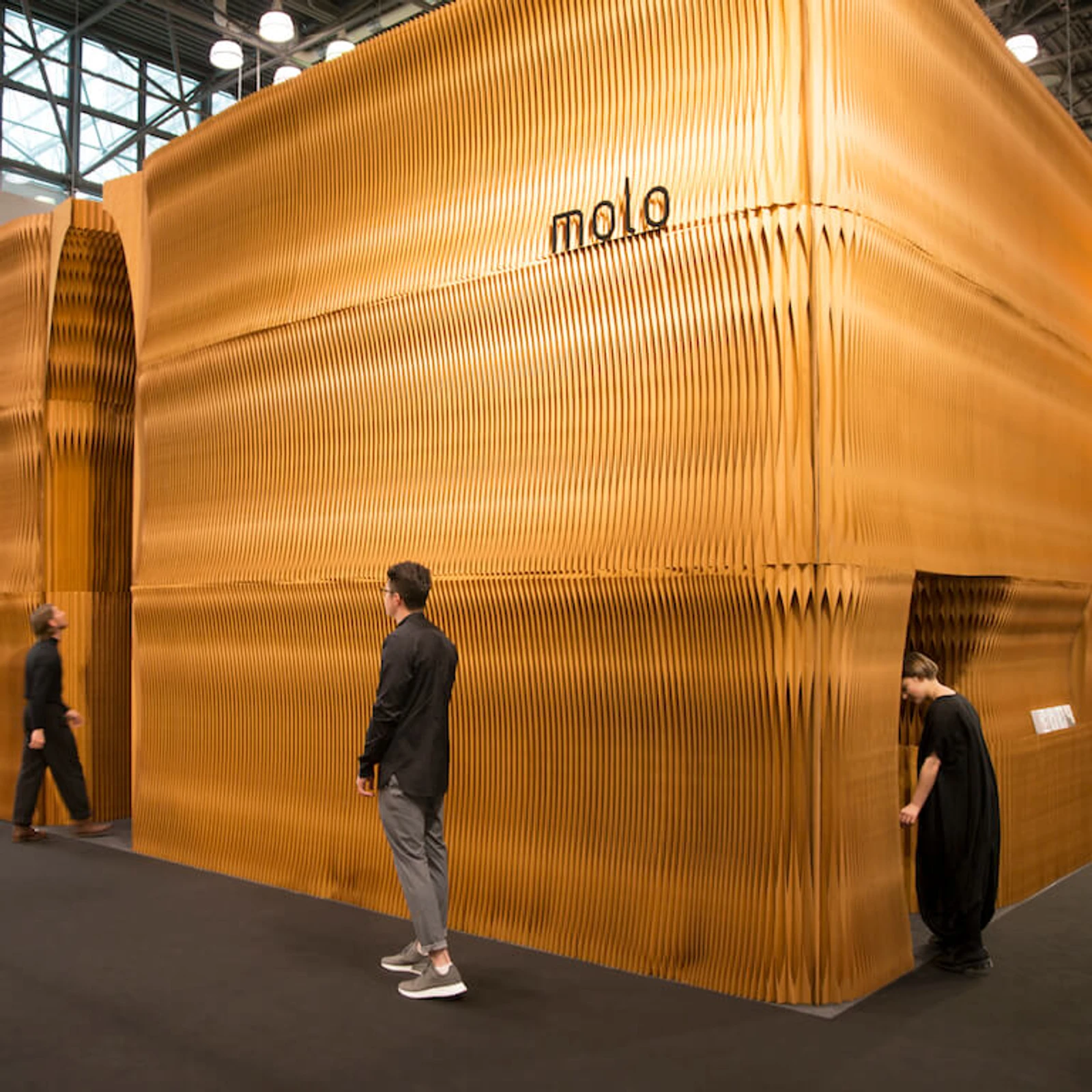exhibition space dividers by molo design - ICFF trade show booth
