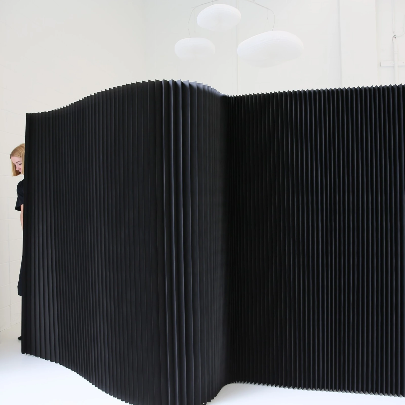 holidays christmas room dividers space partitions - black softwall