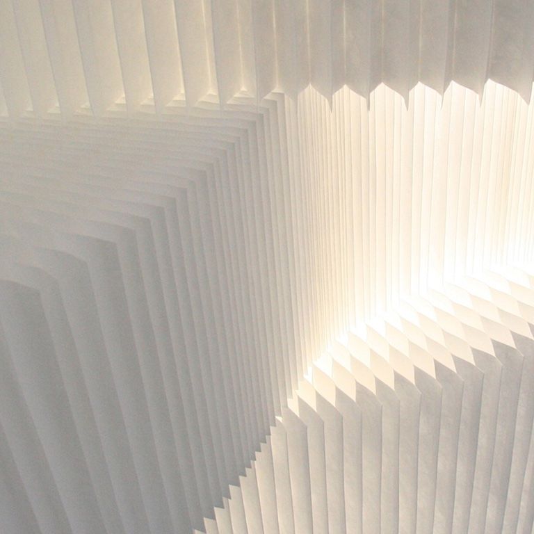 white textile softblock - backlit