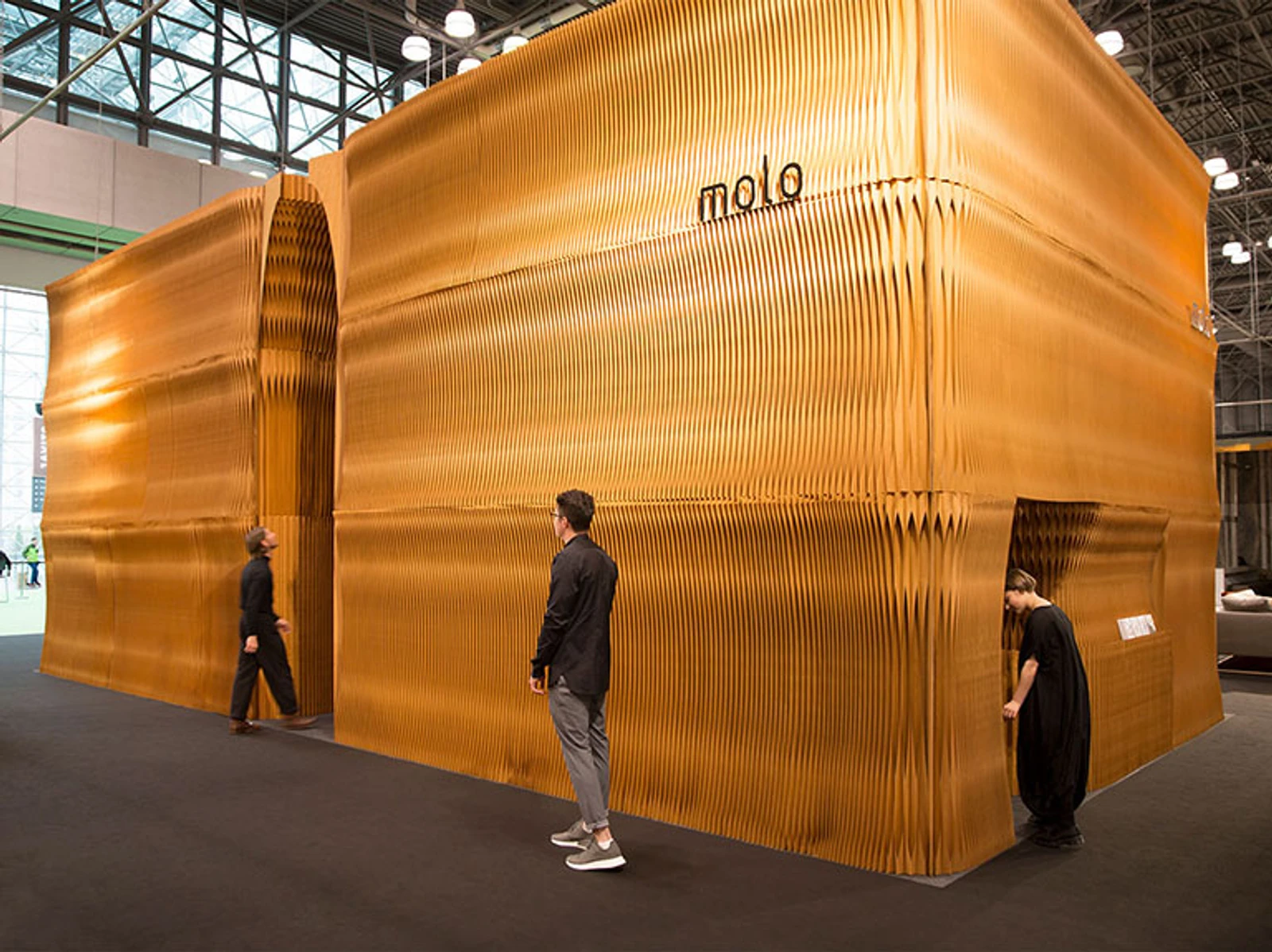Exterior of molo's installation at ICFF 2017.