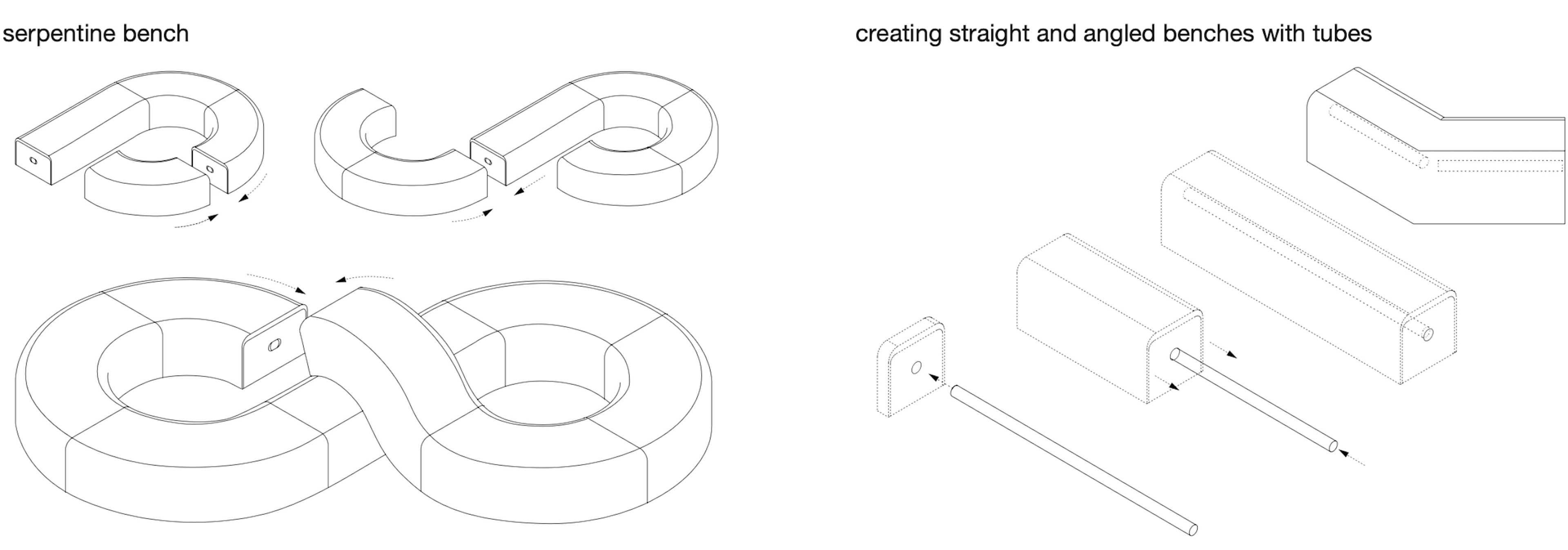 stackable folding stool diagram showing playful hills