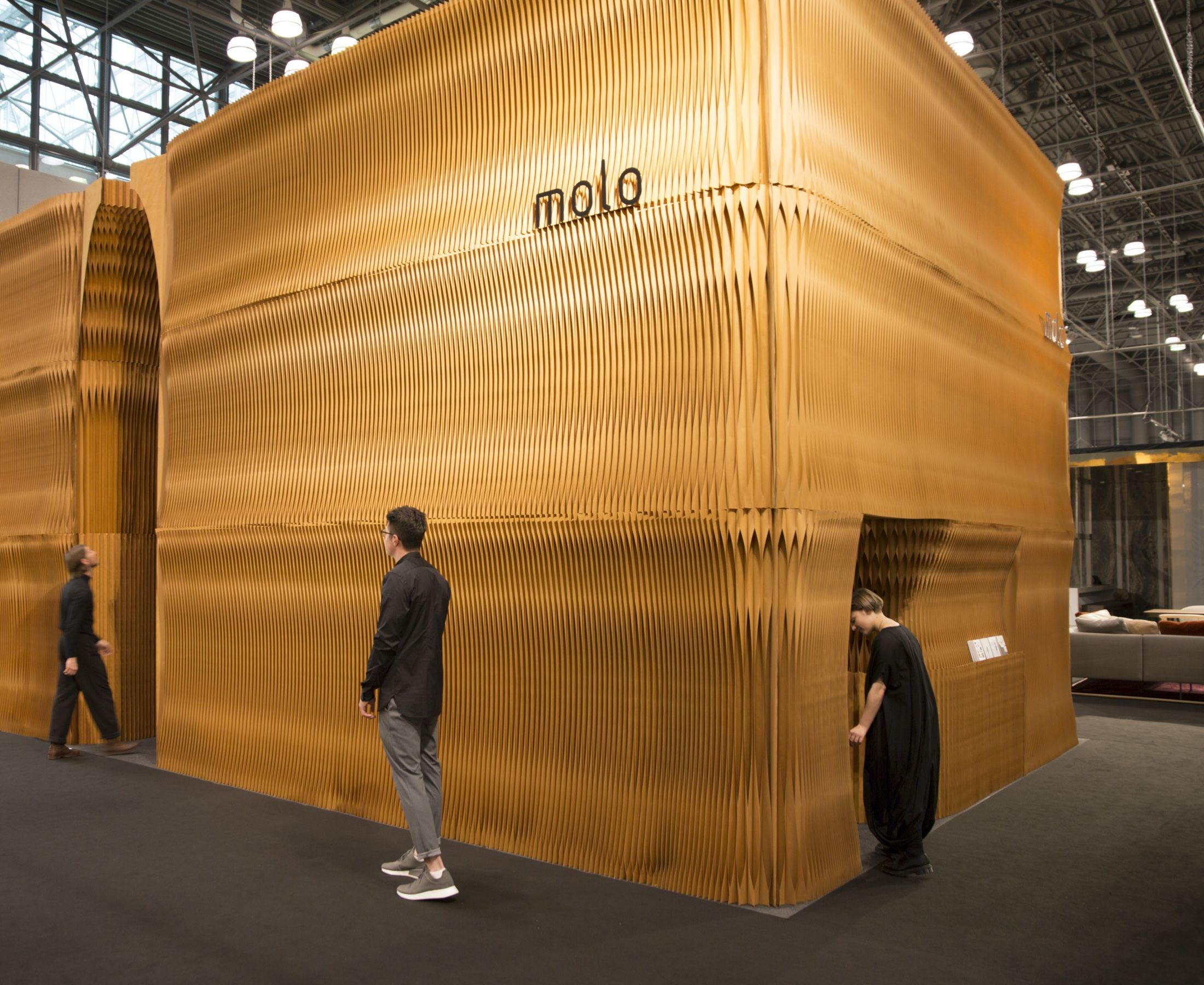 exhibition space dividers by molo design - ICFF trade show booth