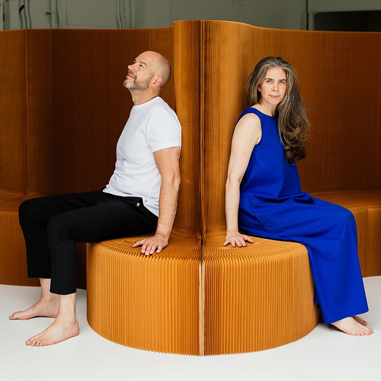 Stephanie Forsythe and Todd MacAllen, designers, artists and founders of molo, Portrait by Alana Paterson