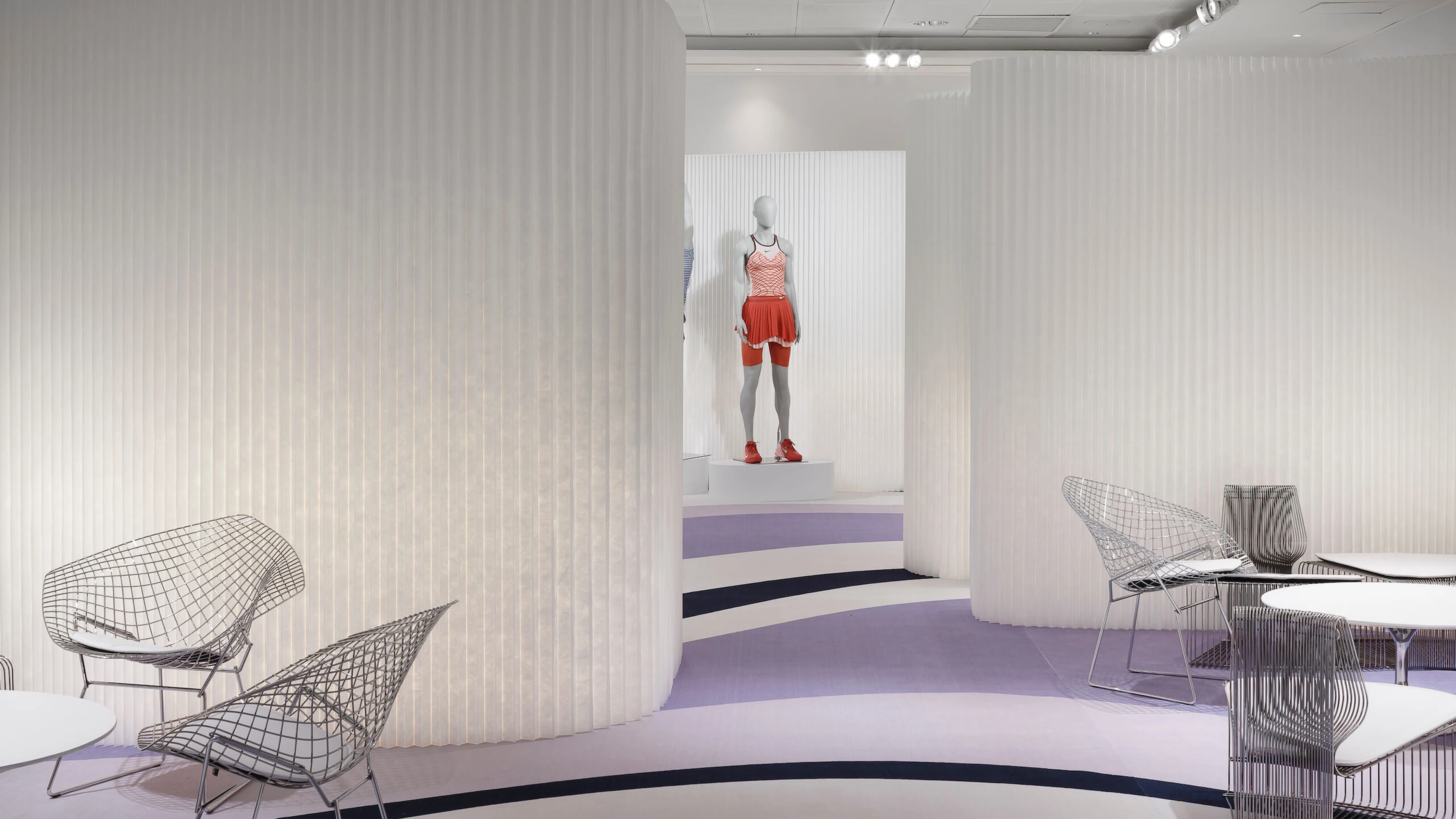 nike showroom - white softwall