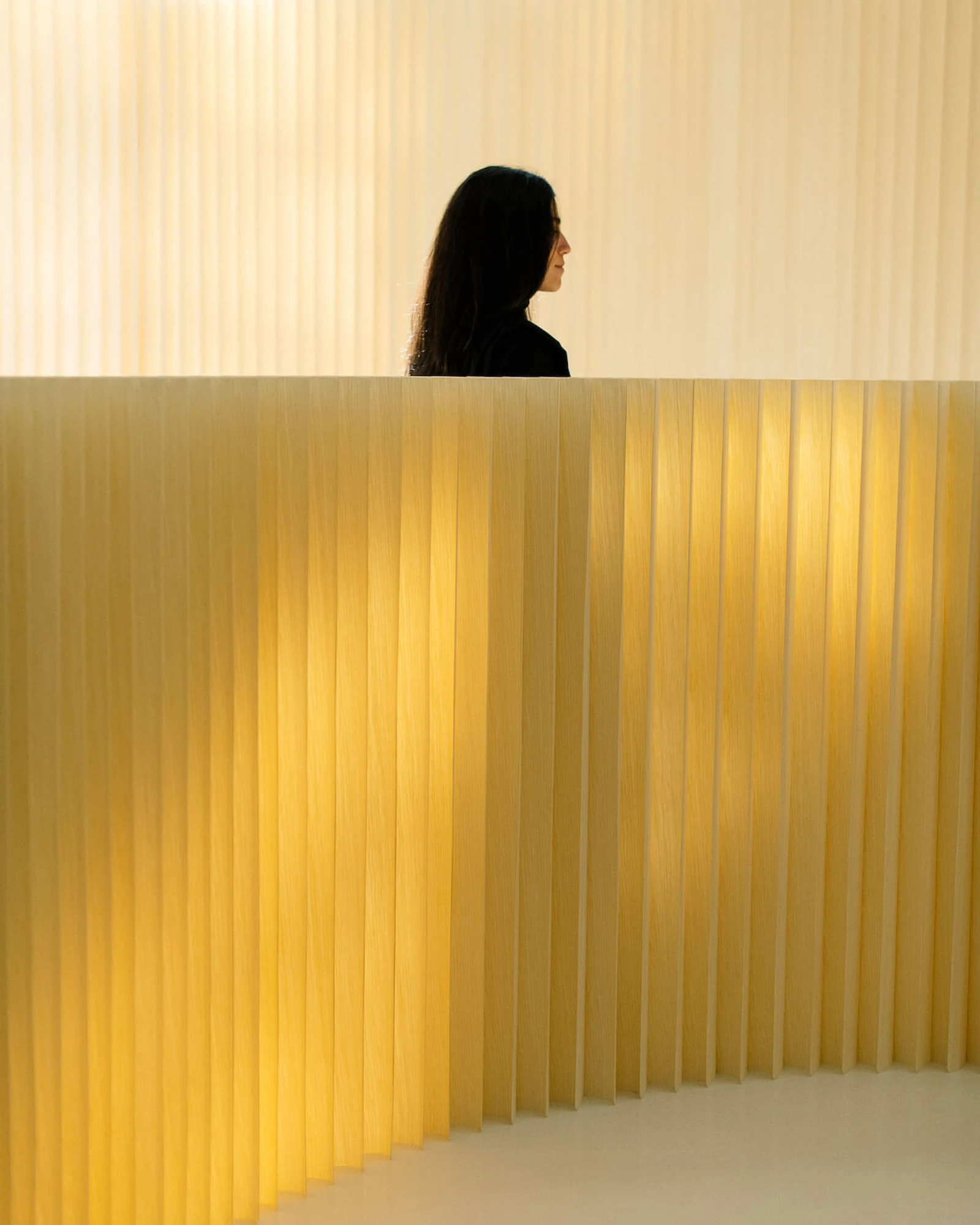 wood room divider - molo softwall + softblock