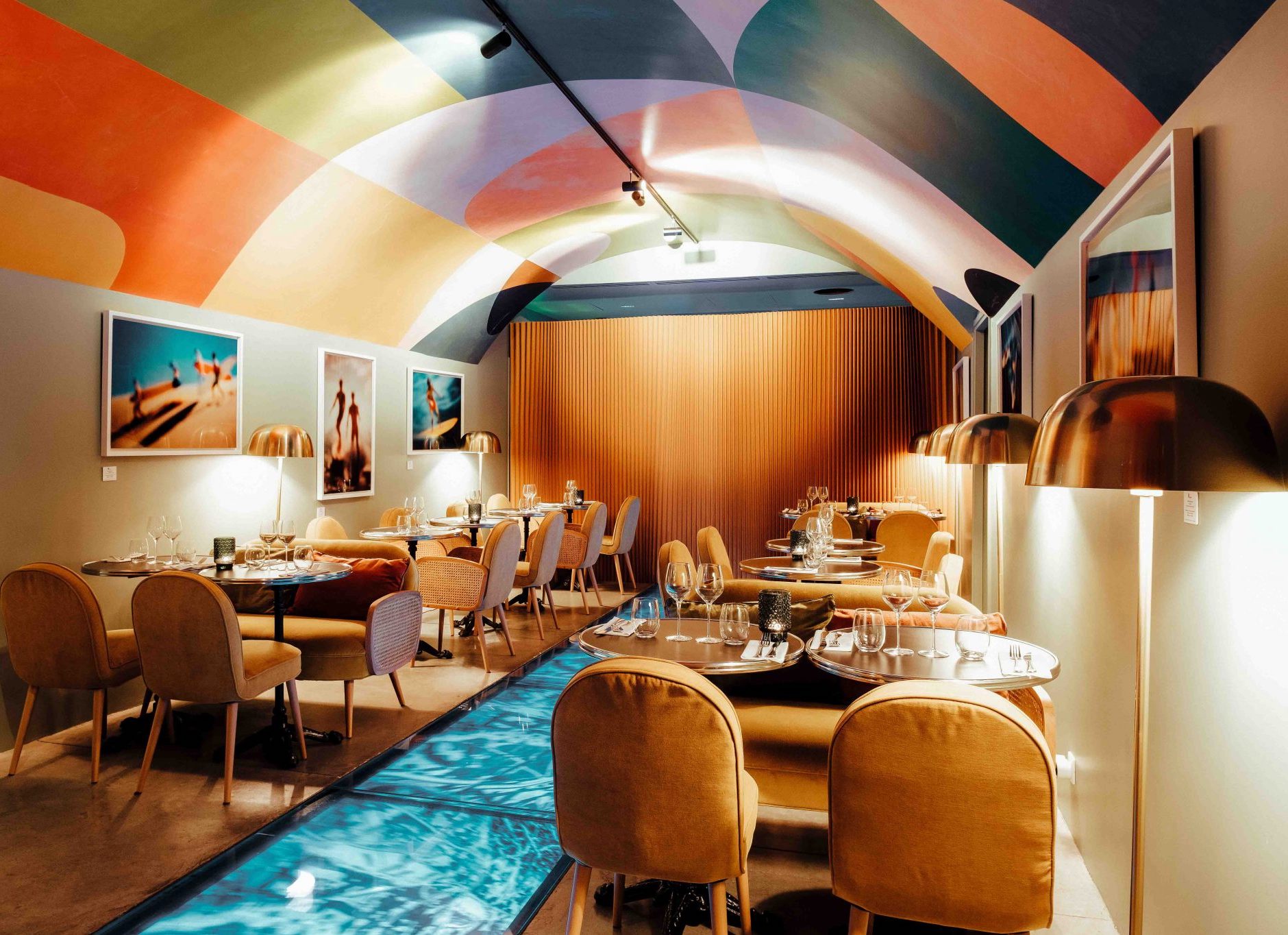 brown softwall featured at the We Are Club in Paris