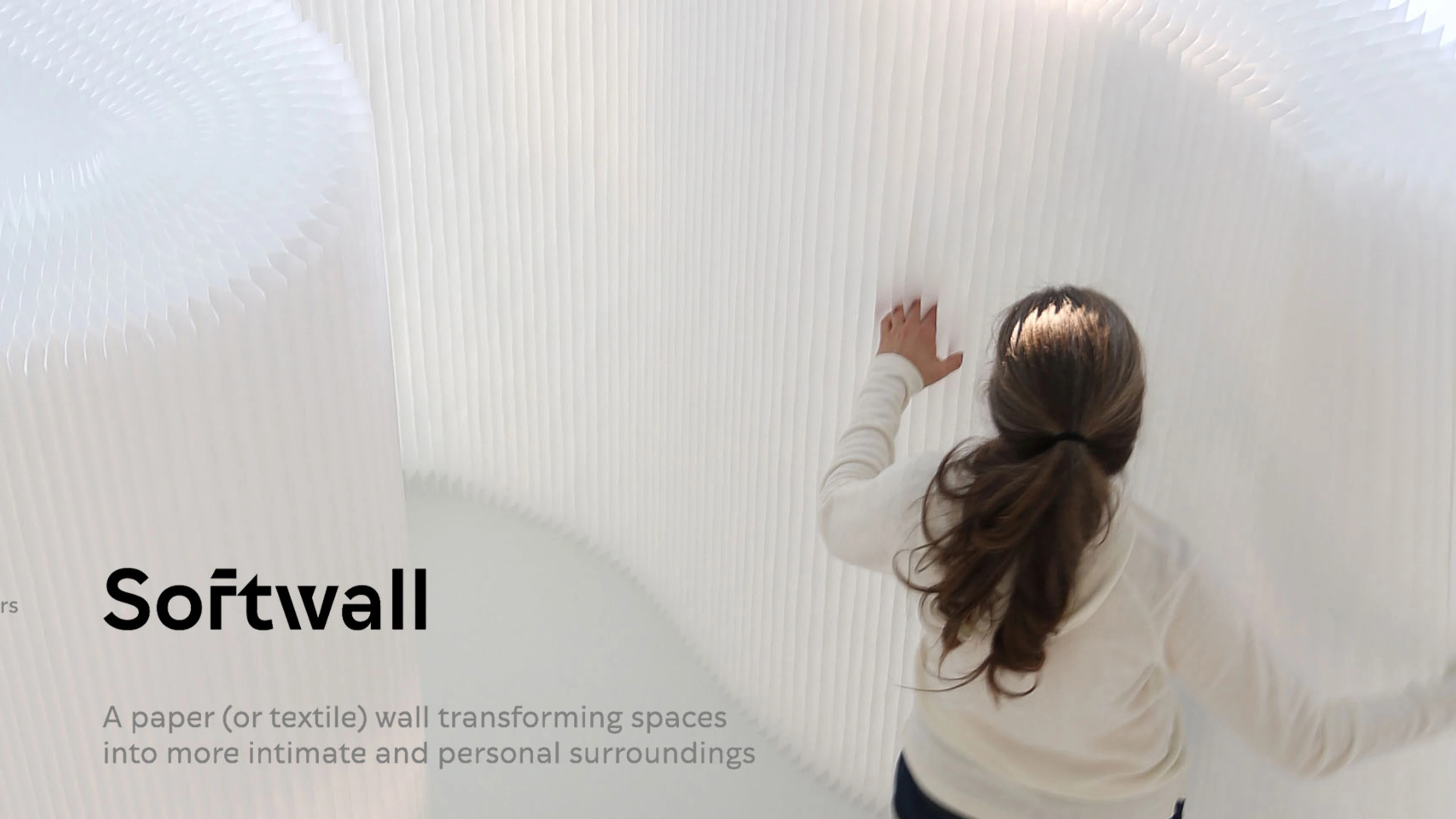 2005 index award - softwall acoustic wall partition by molo