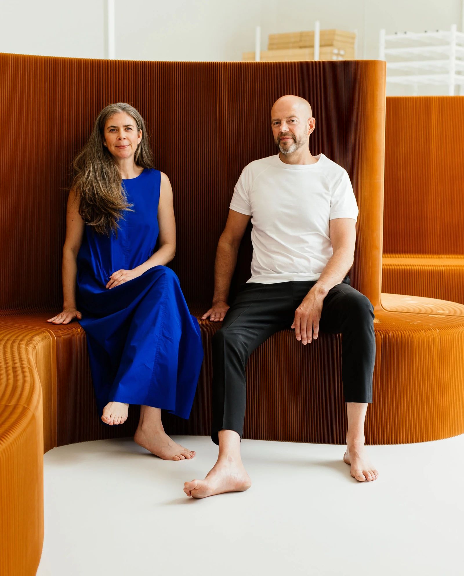 Stephanie Forsythe and Todd MacAllen, designers, artists and founders of molo · Photo by Photo by Alana Paterson 2018