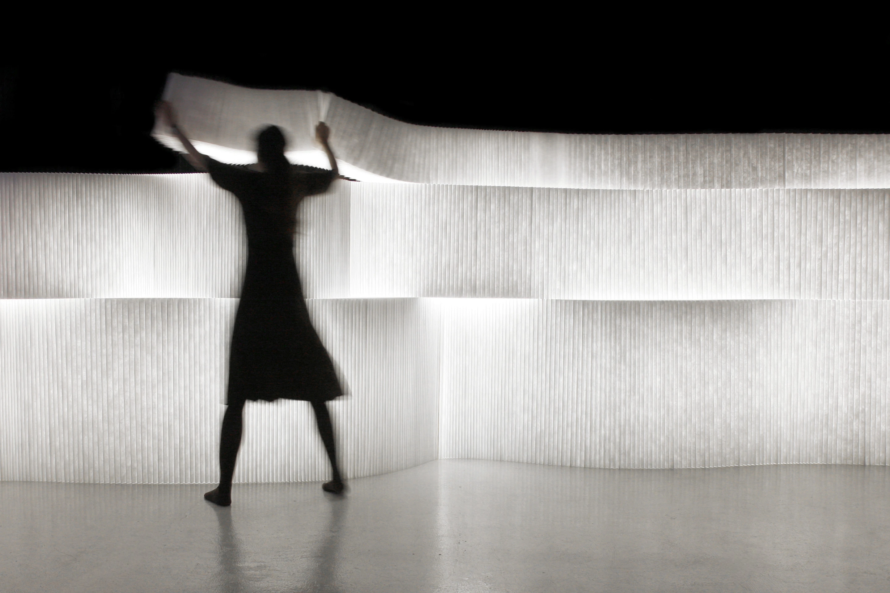 flexible luminous partitions