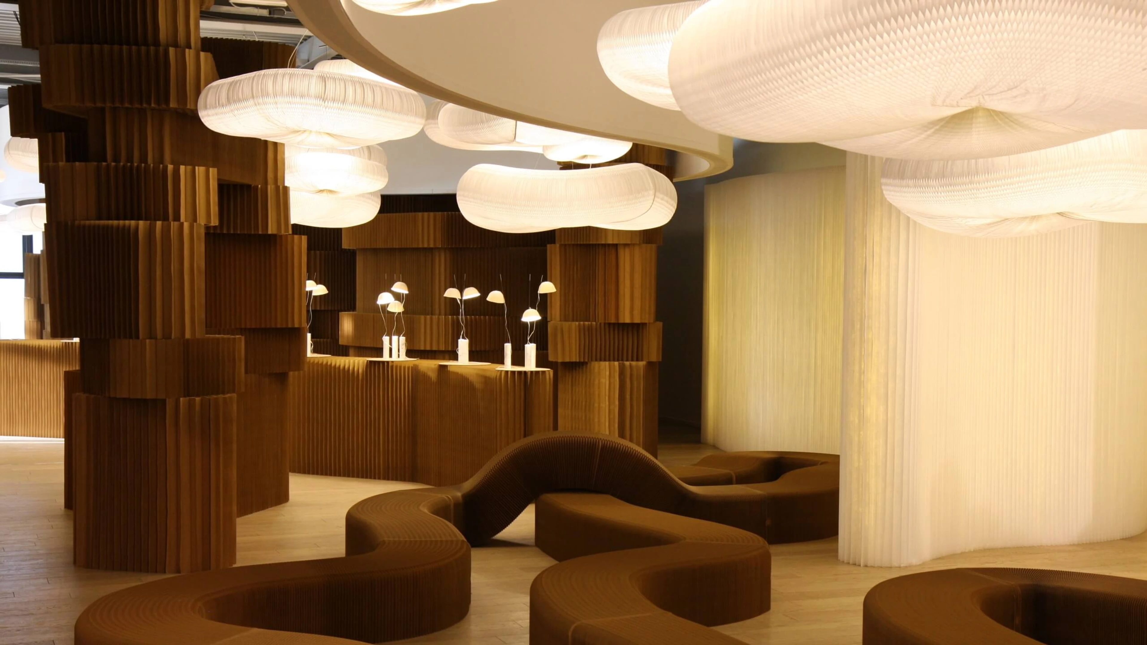 molo design - cloud pendant and capello lighting launch