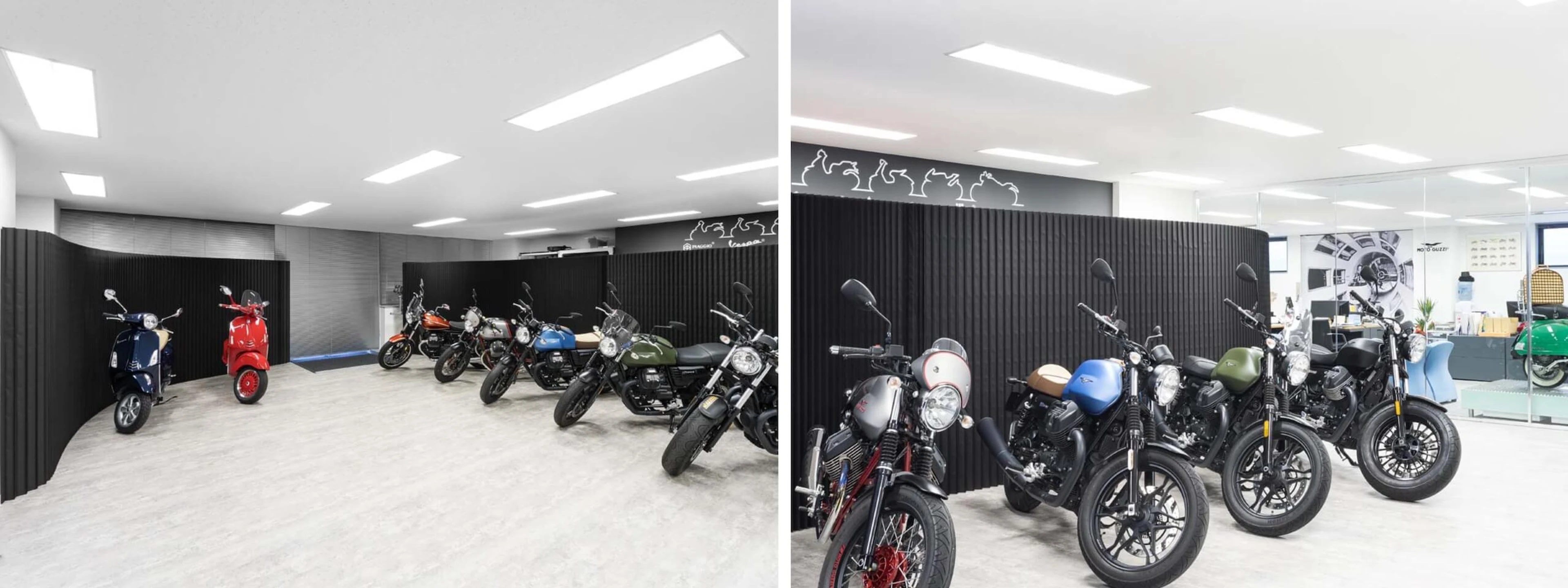 showroom booth walls - Piaggio Tokyo