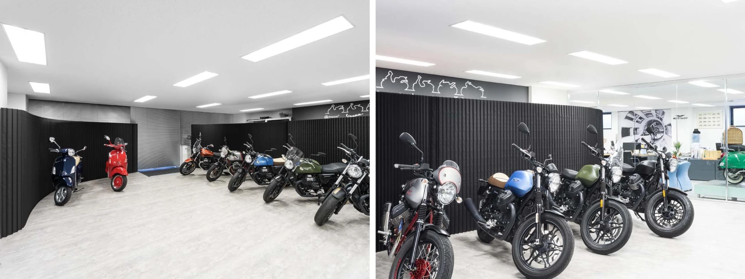 showroom booth walls - Piaggio Tokyo