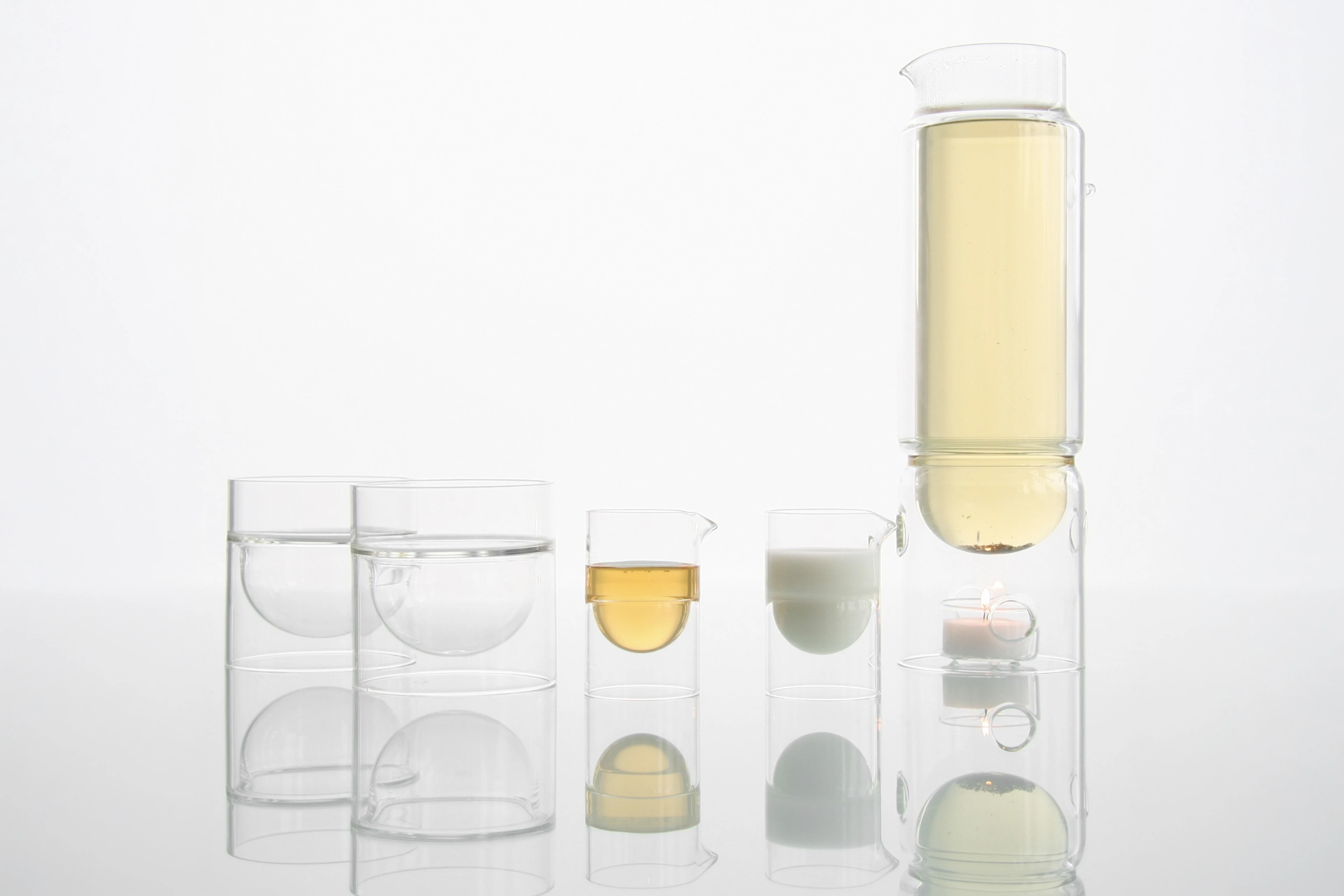 glass candle holder