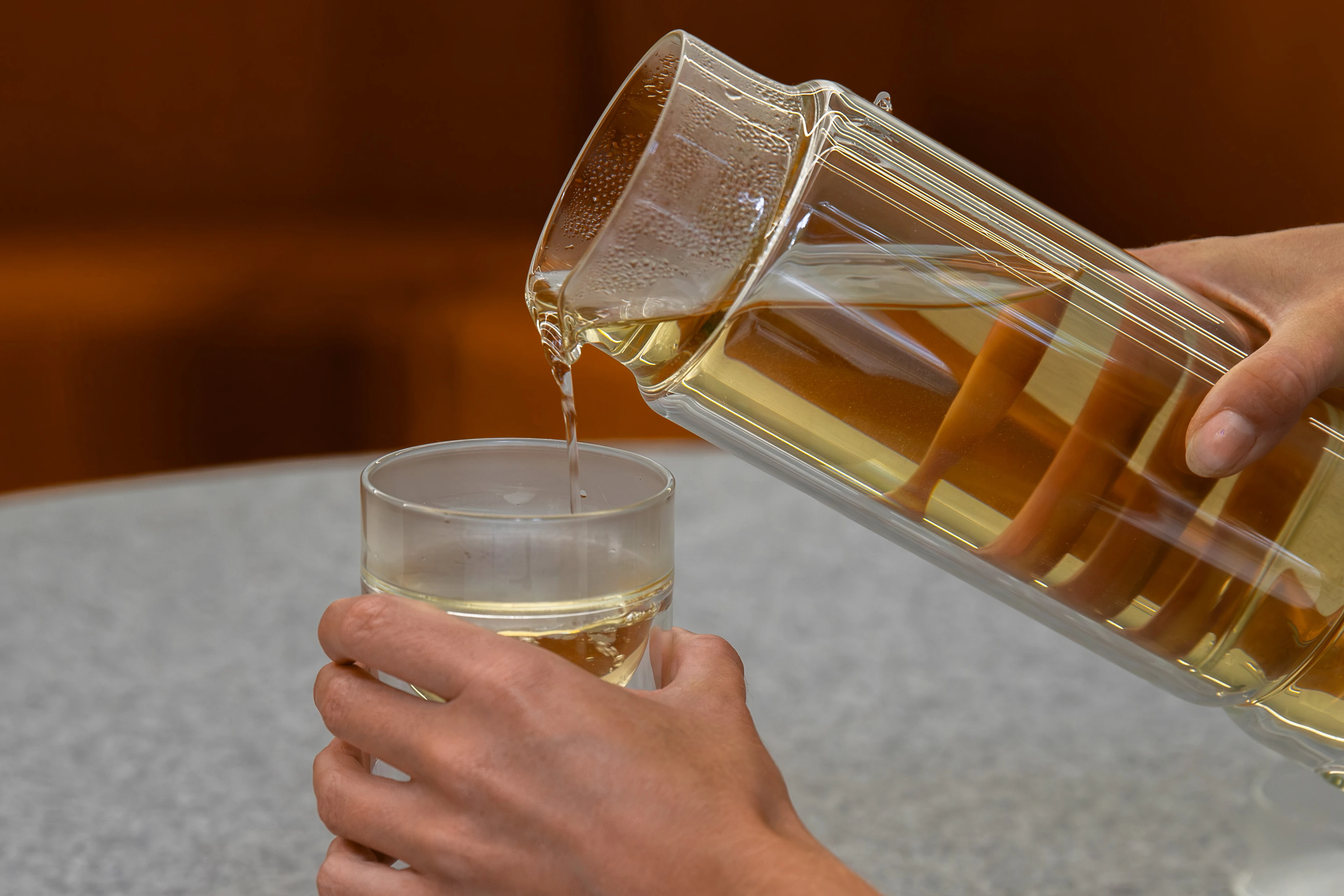 clear, bright teas