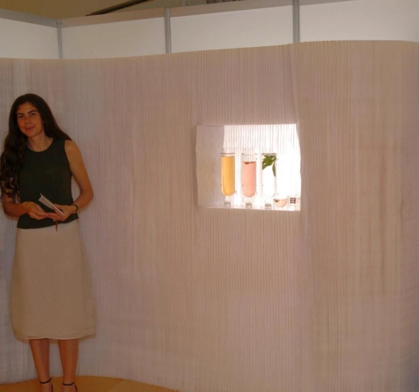 early rendition of the softwall at icff 2004