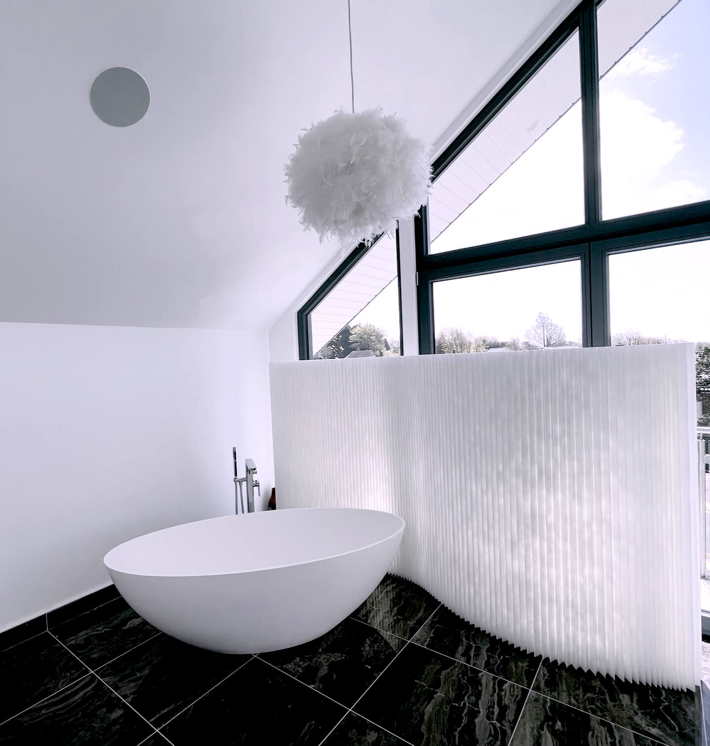 portable room dividers for home - white softwall