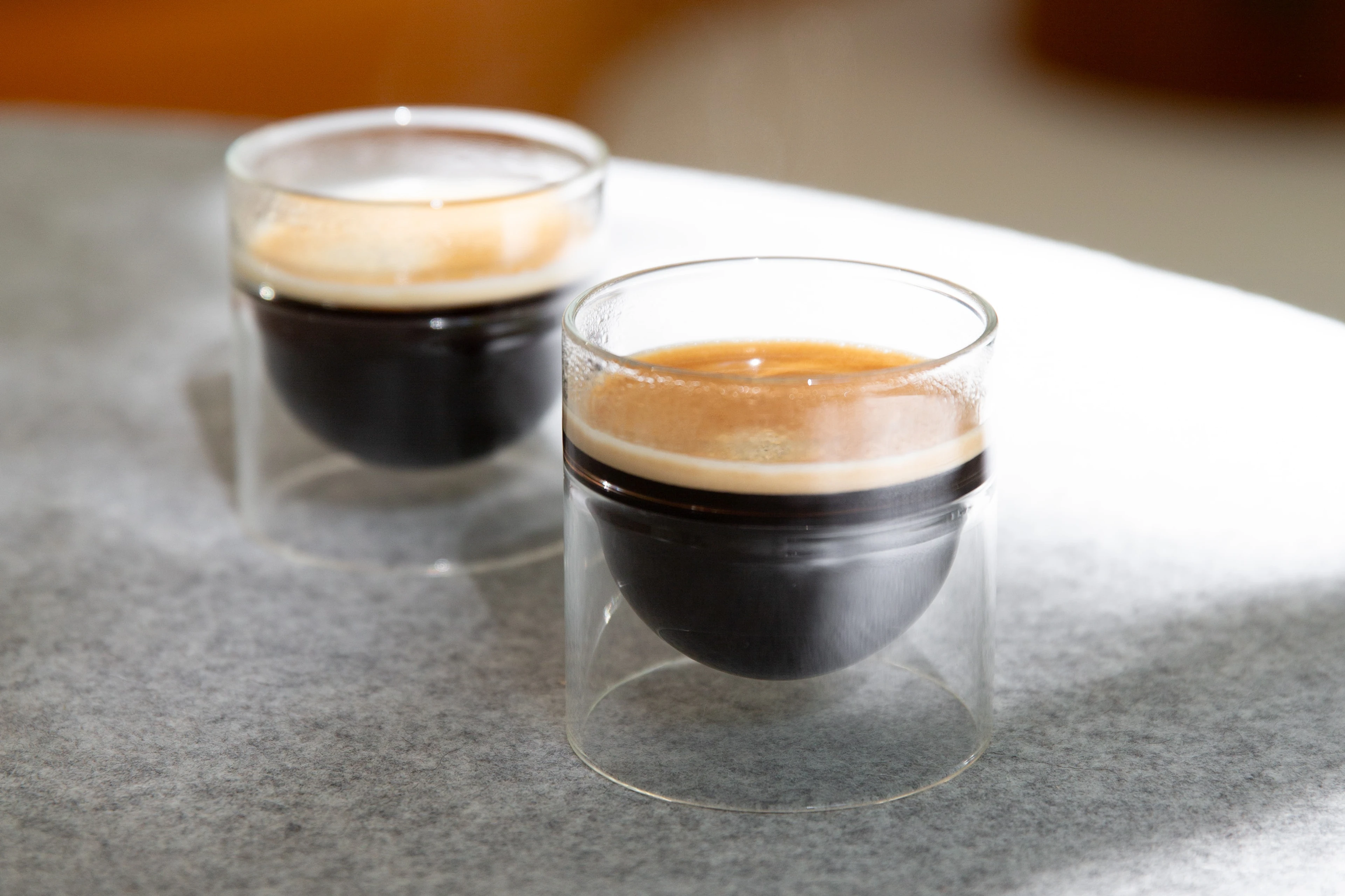 float coffee / cappuccino glass