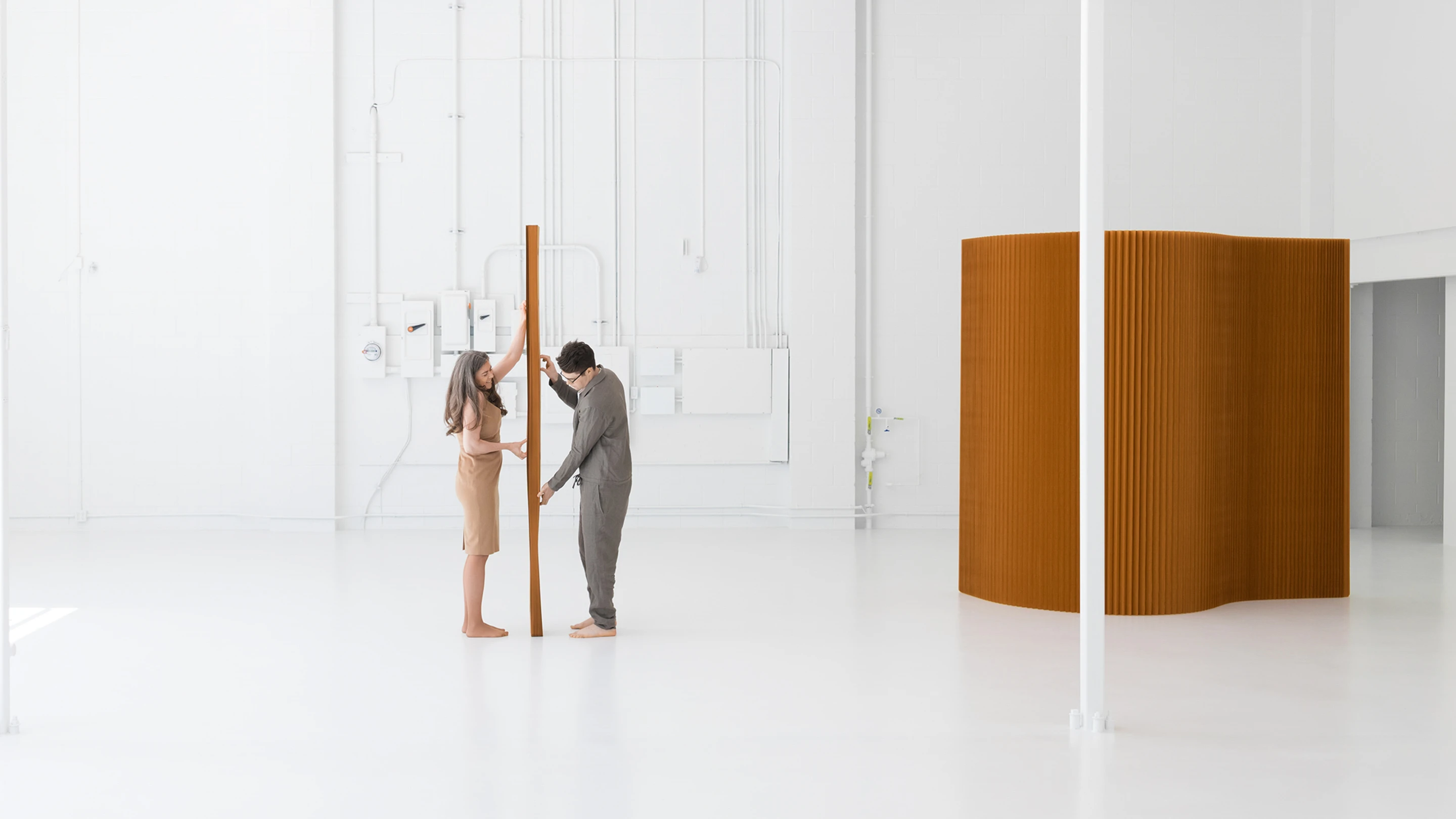 folding paper wall, softwall, FSC certified building materials,molo