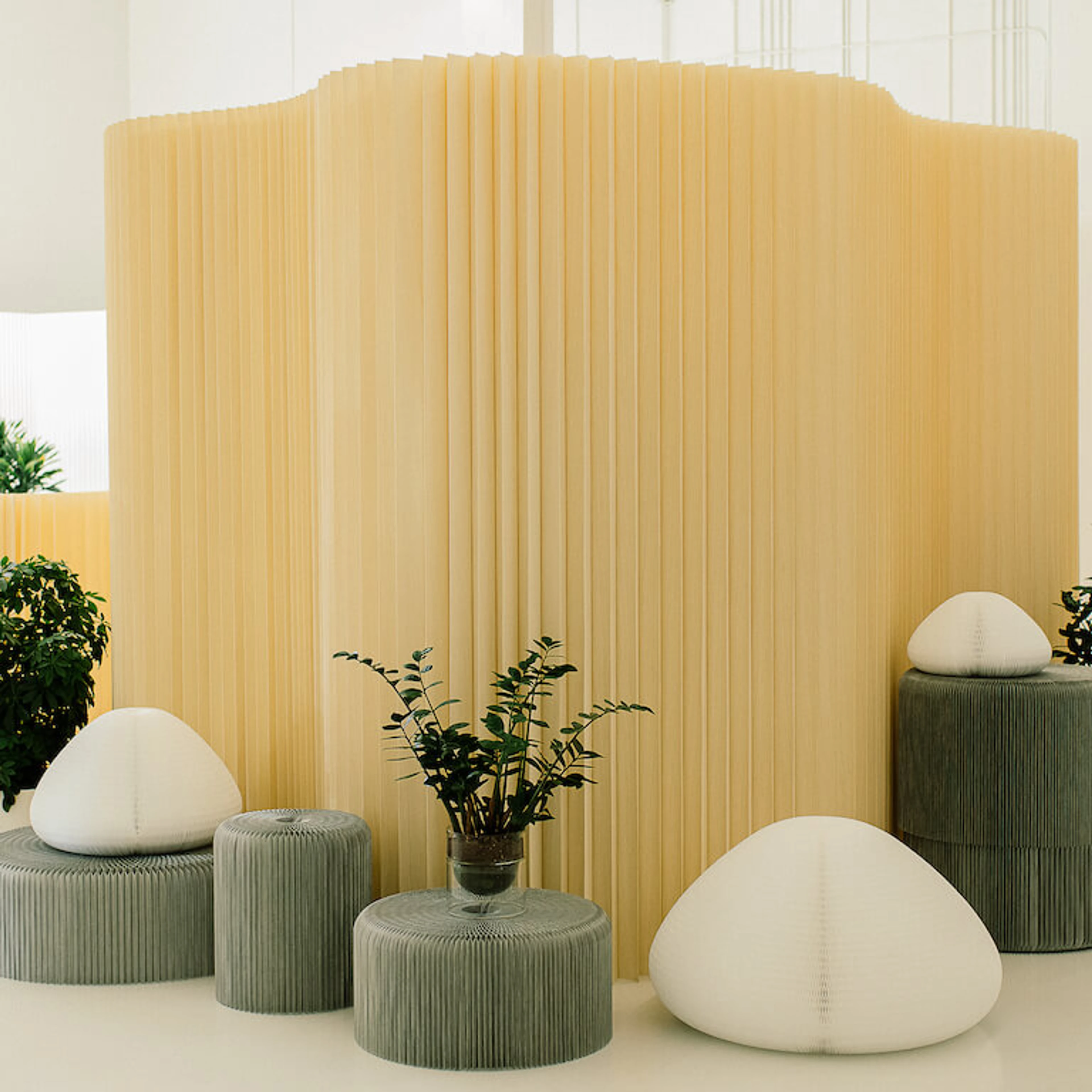 flexible wooden room partitions - mobile