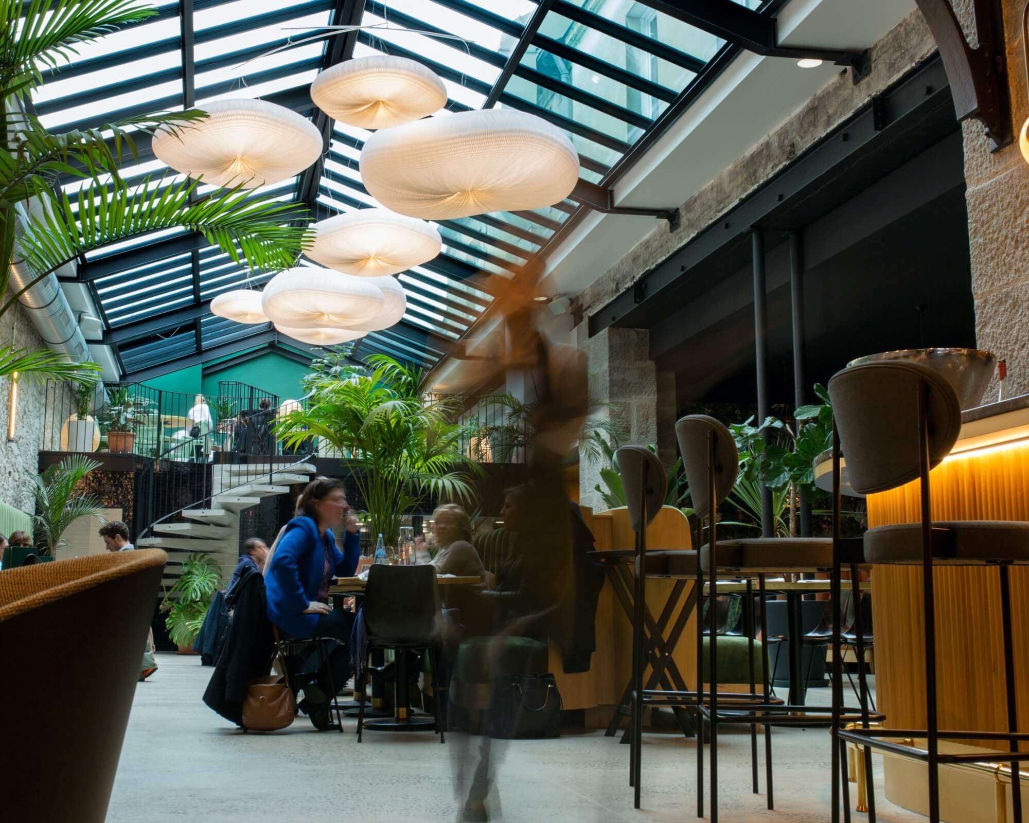 hospitality pendant lighting - canopee Nantes France