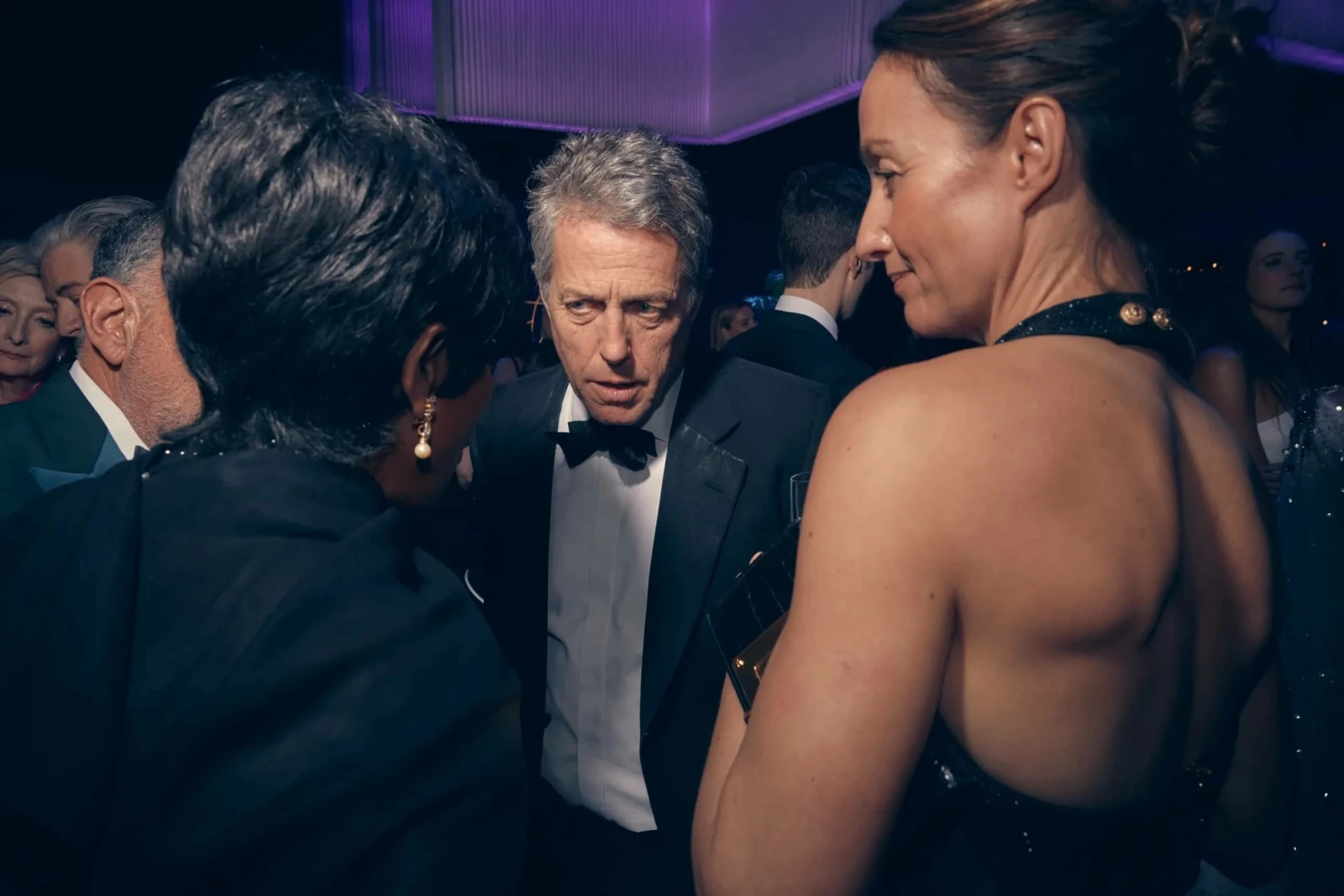 Hugh Grant - backdrops for events - vanity fair oscar party
