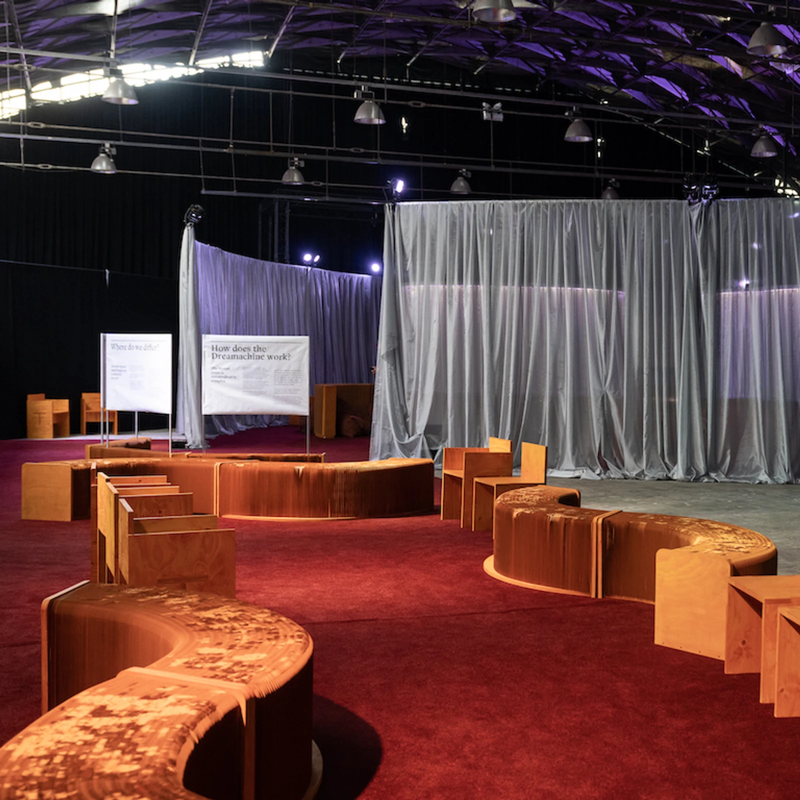 Dreamachine event seating - mobile