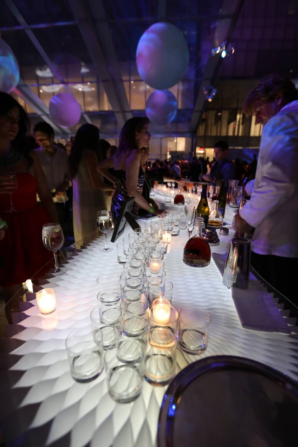 luxury party decor ideas - molo's LED lit softblock