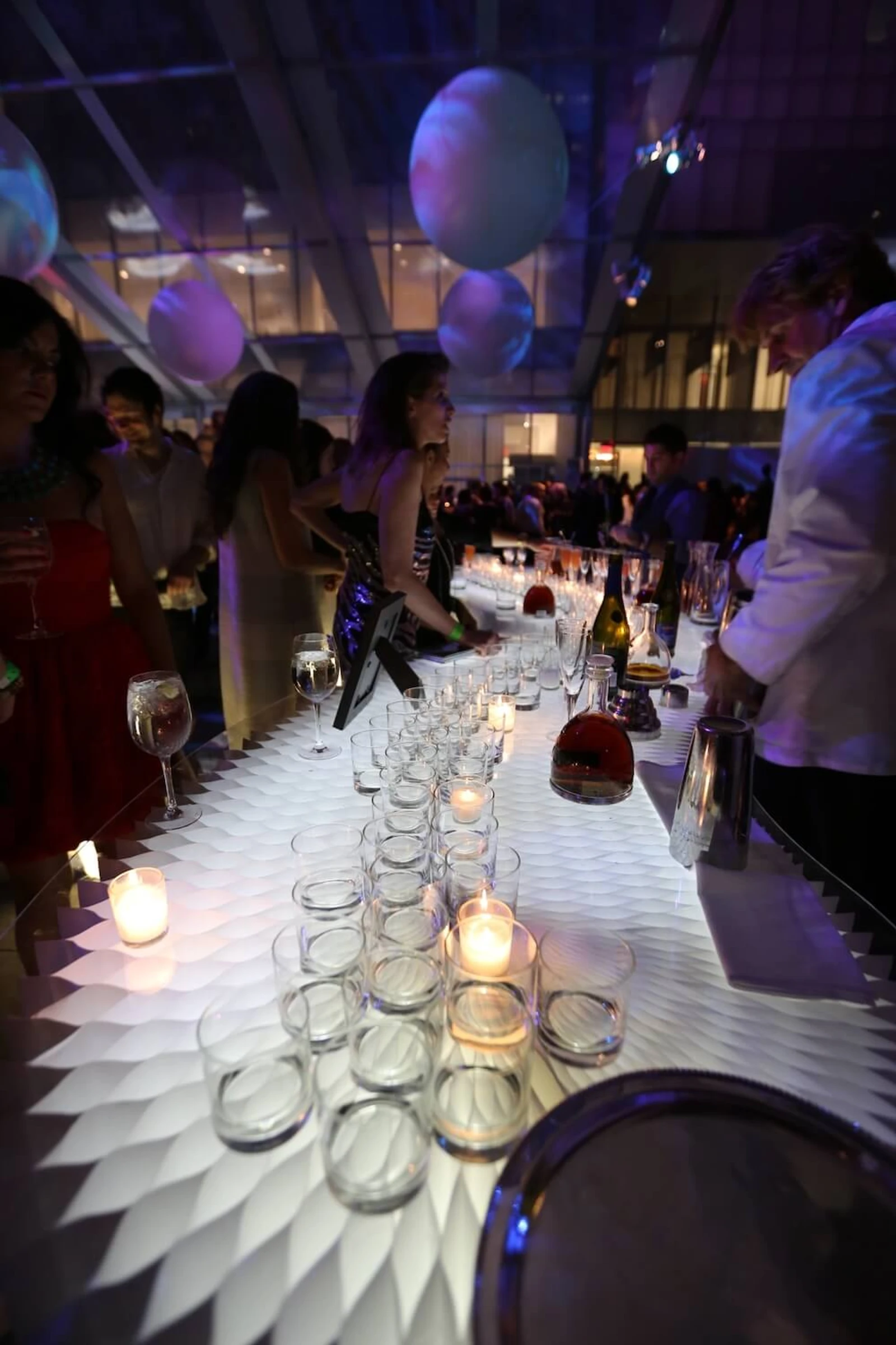 luxury party decor ideas - molo's LED lit softblock