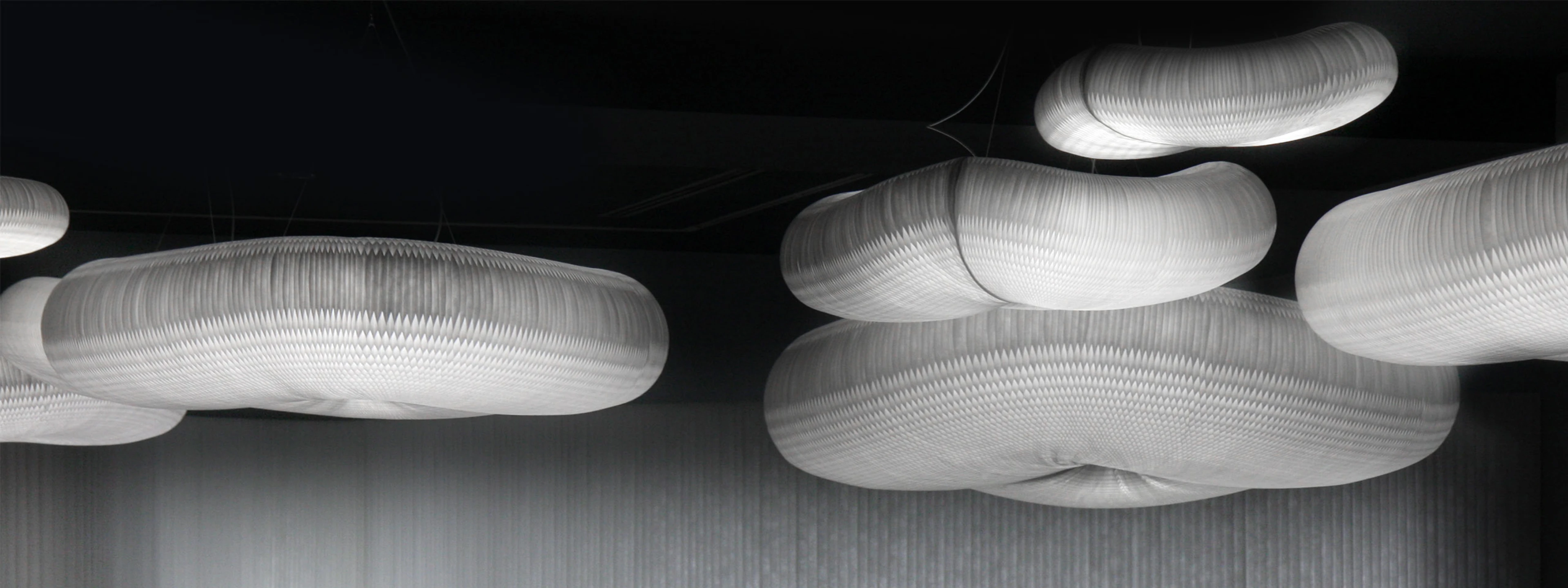 cloud pendant lighting | honeycomb paper lighting
