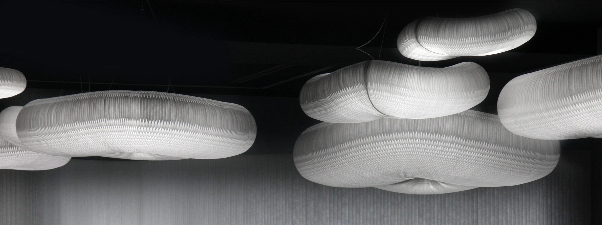 cloud pendant lighting | honeycomb paper lighting