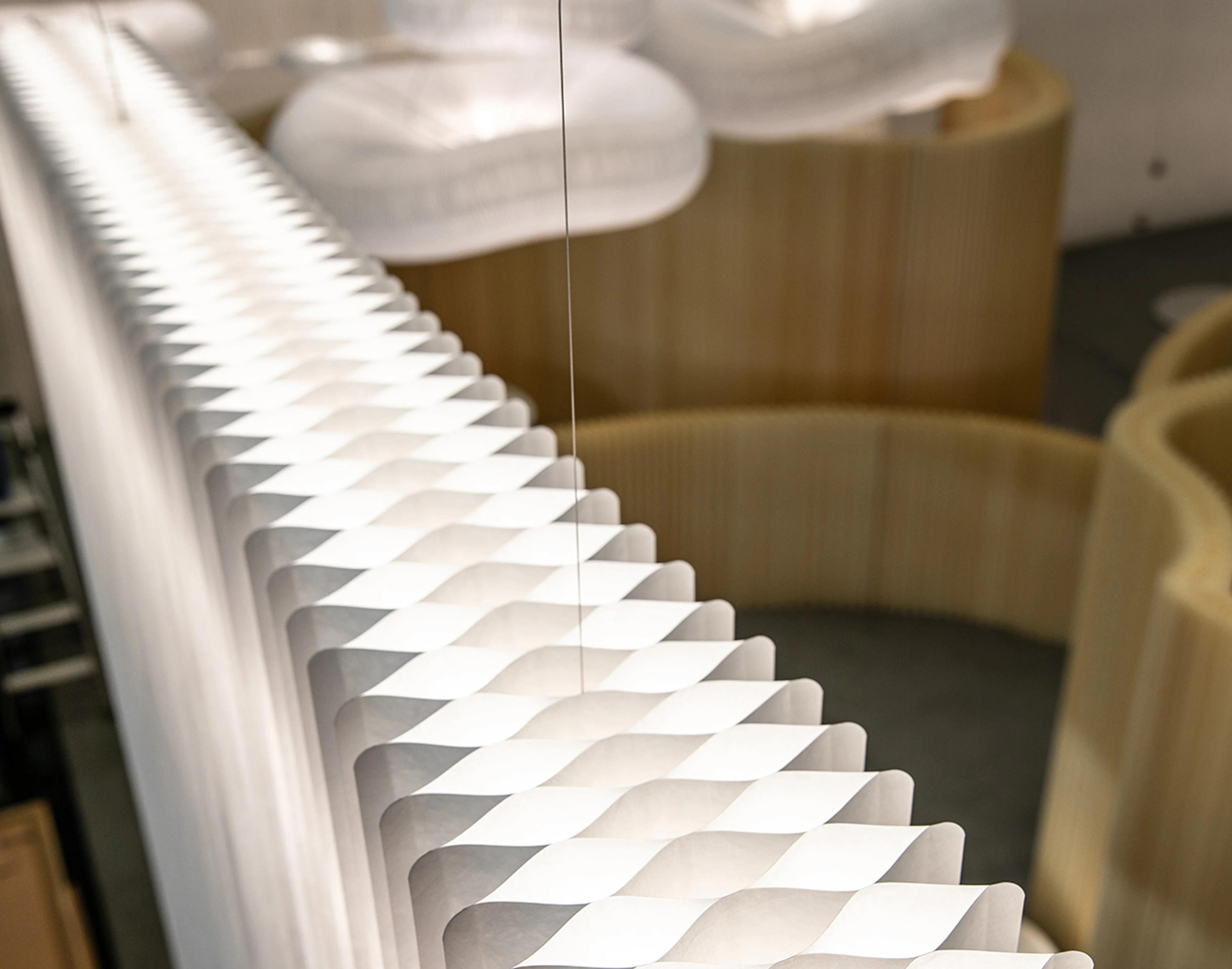 hanging room dividers - molo luminaries