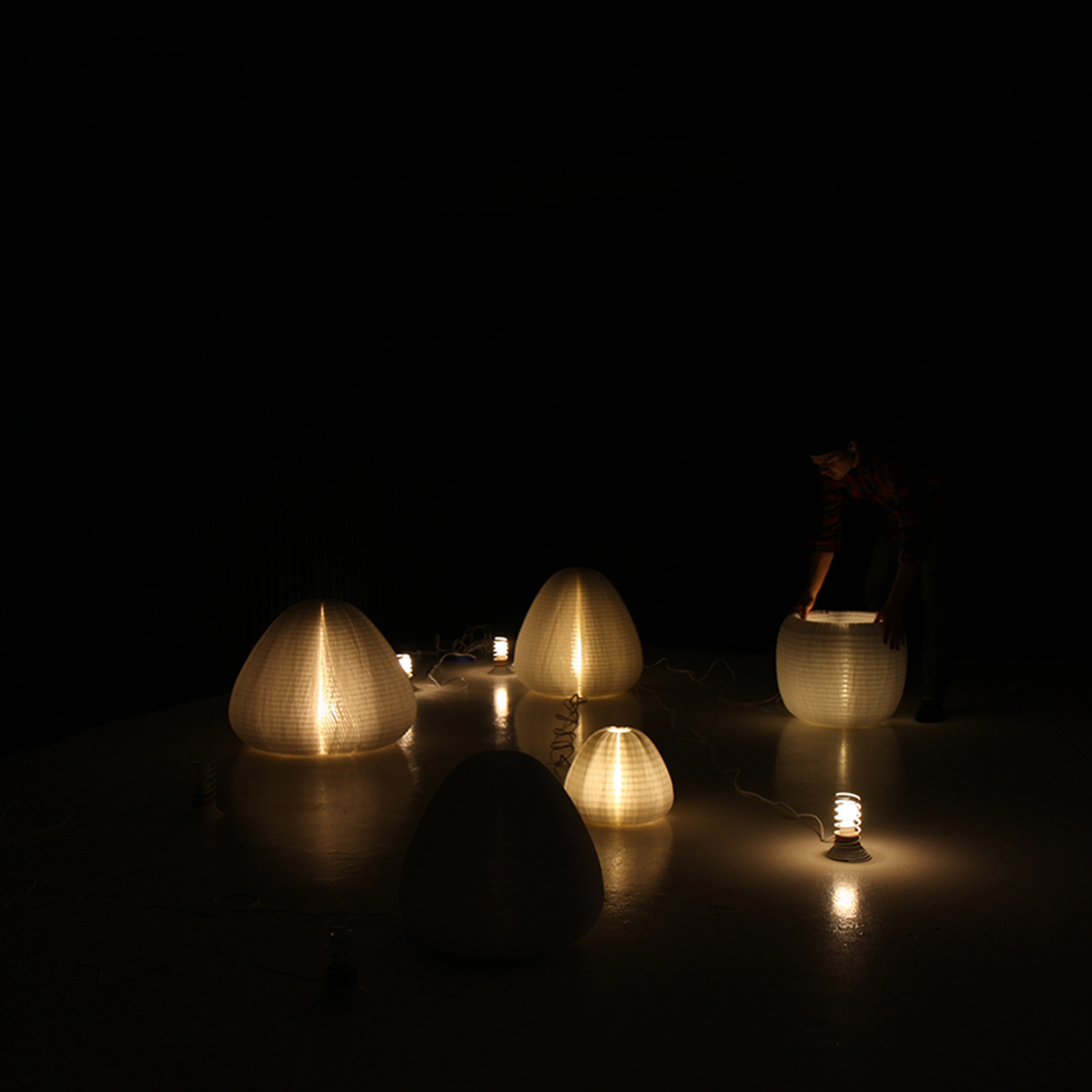 first generation of urchin softlight light source armature.