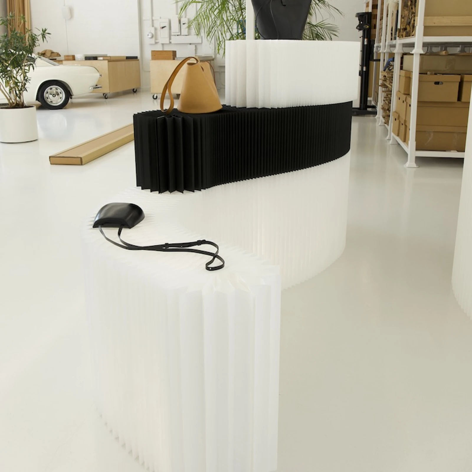 mobile showroom modular display furniture by molo