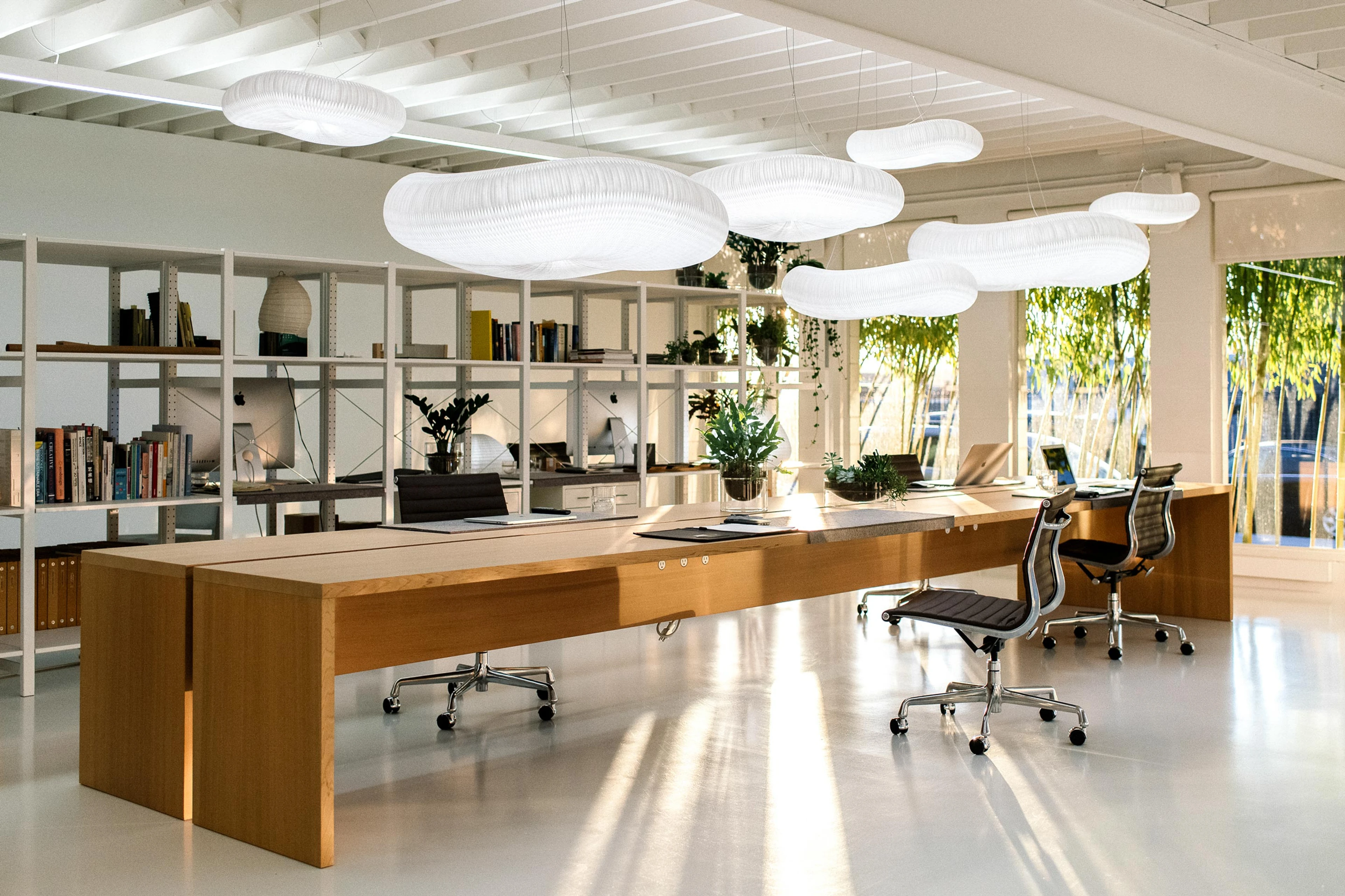 cloud softlight pendants, moren office lighting, molo
