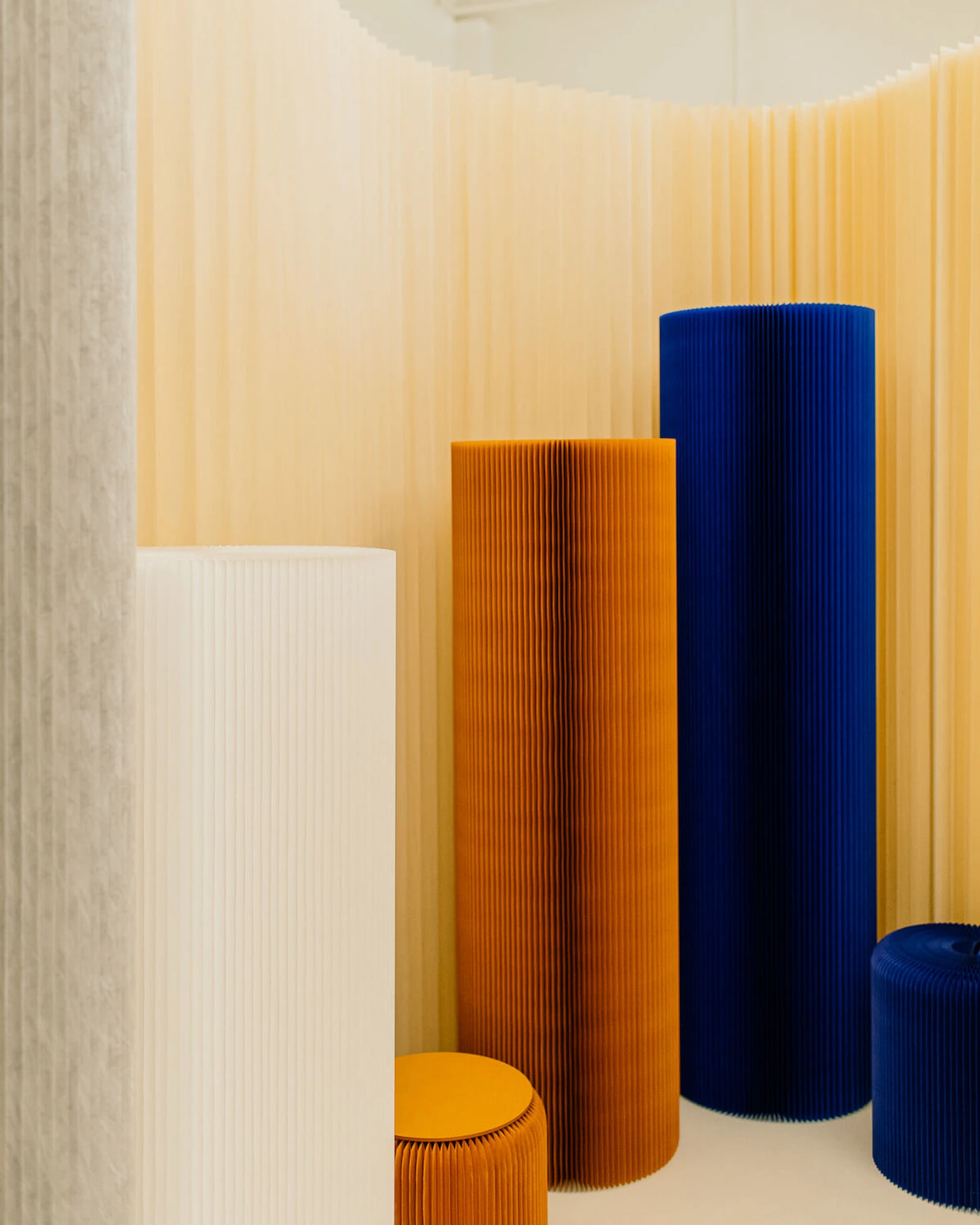 flexible wooden room partitions in spacial design