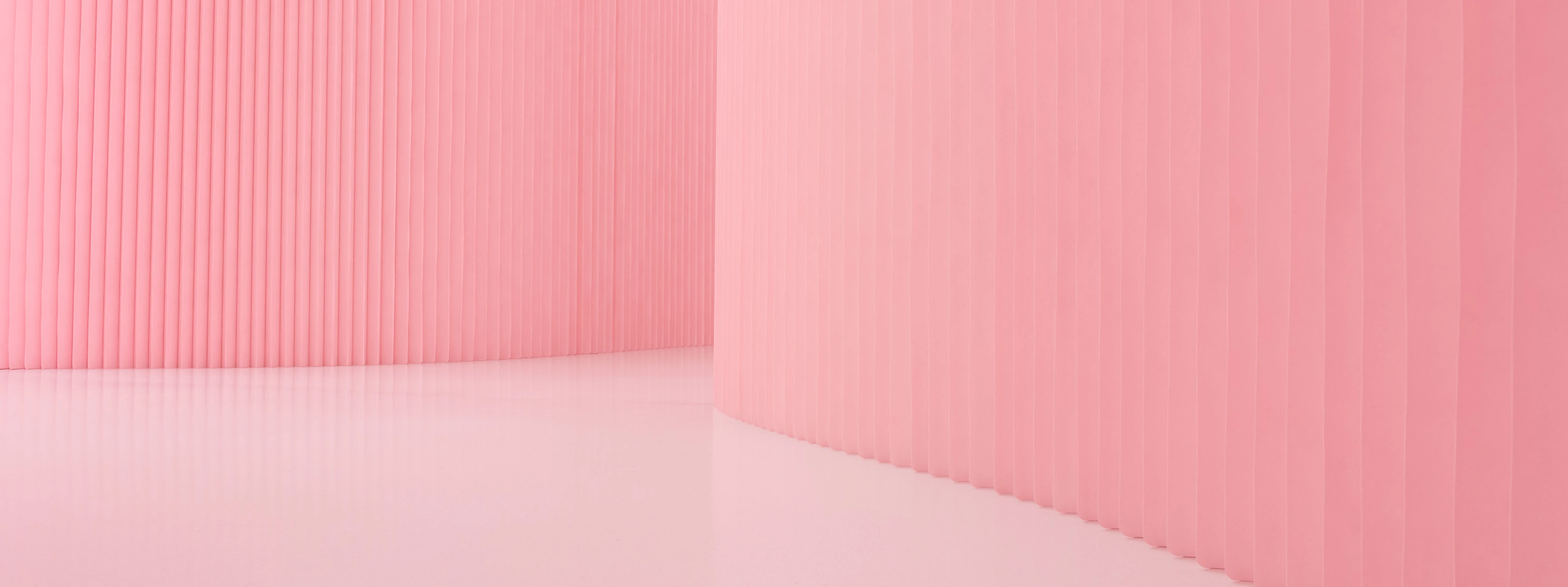 pink softwall, petal pink, Pantone 12-1305, custom colour walls, molo