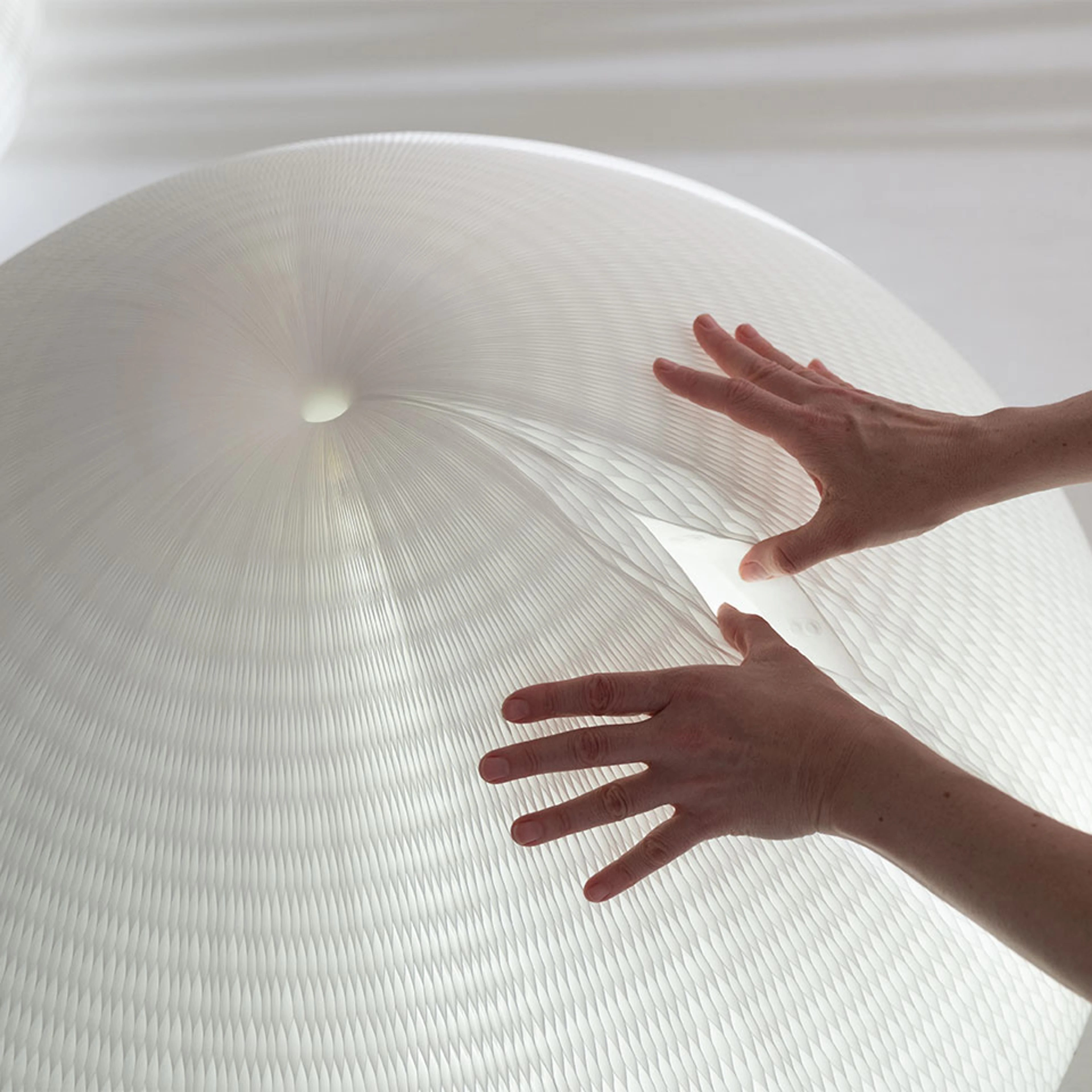 urchin paper lamp