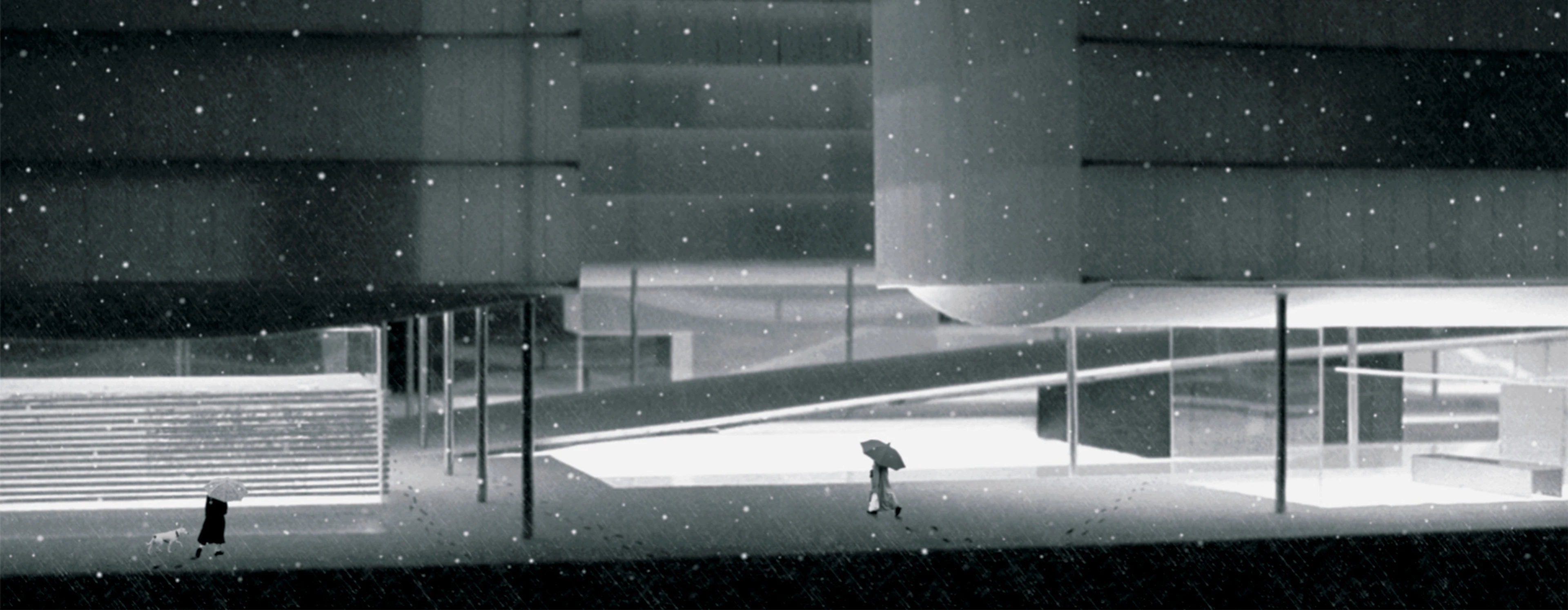 the original architectural model for Aomori Northern Housing Project by molo