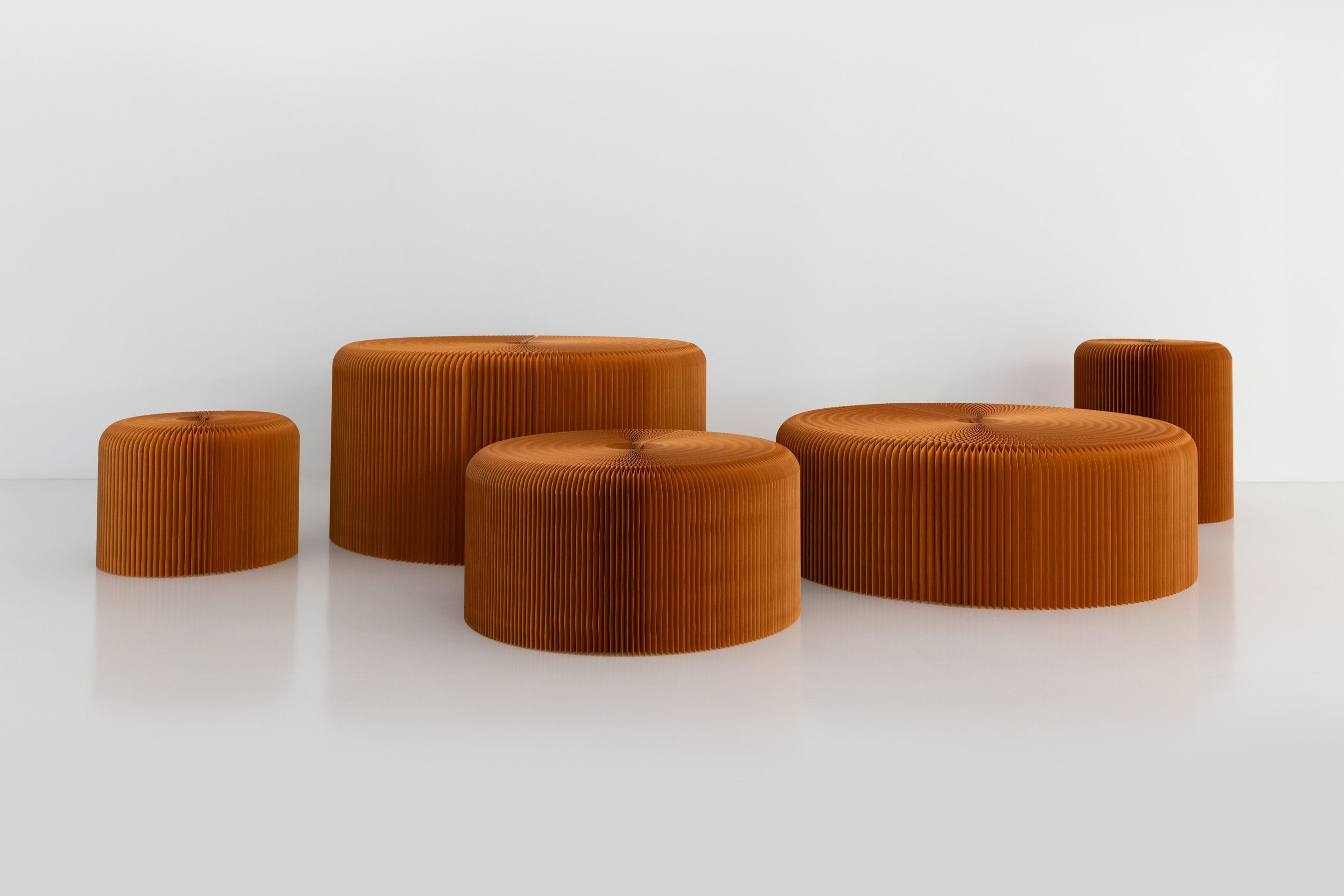 softseating is family of flatpack furniture available in two heights and three diameters.