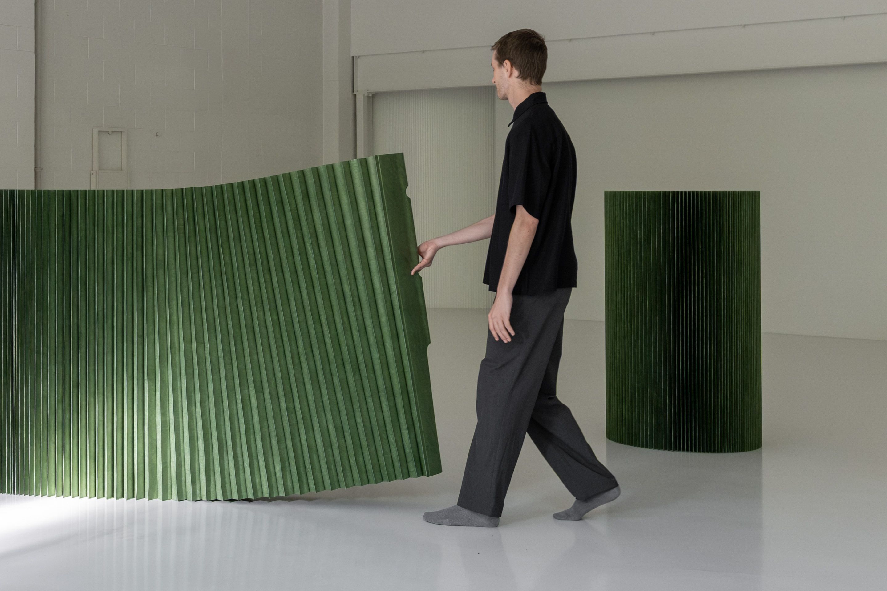 Stretch softblock open using the interior tunnels.