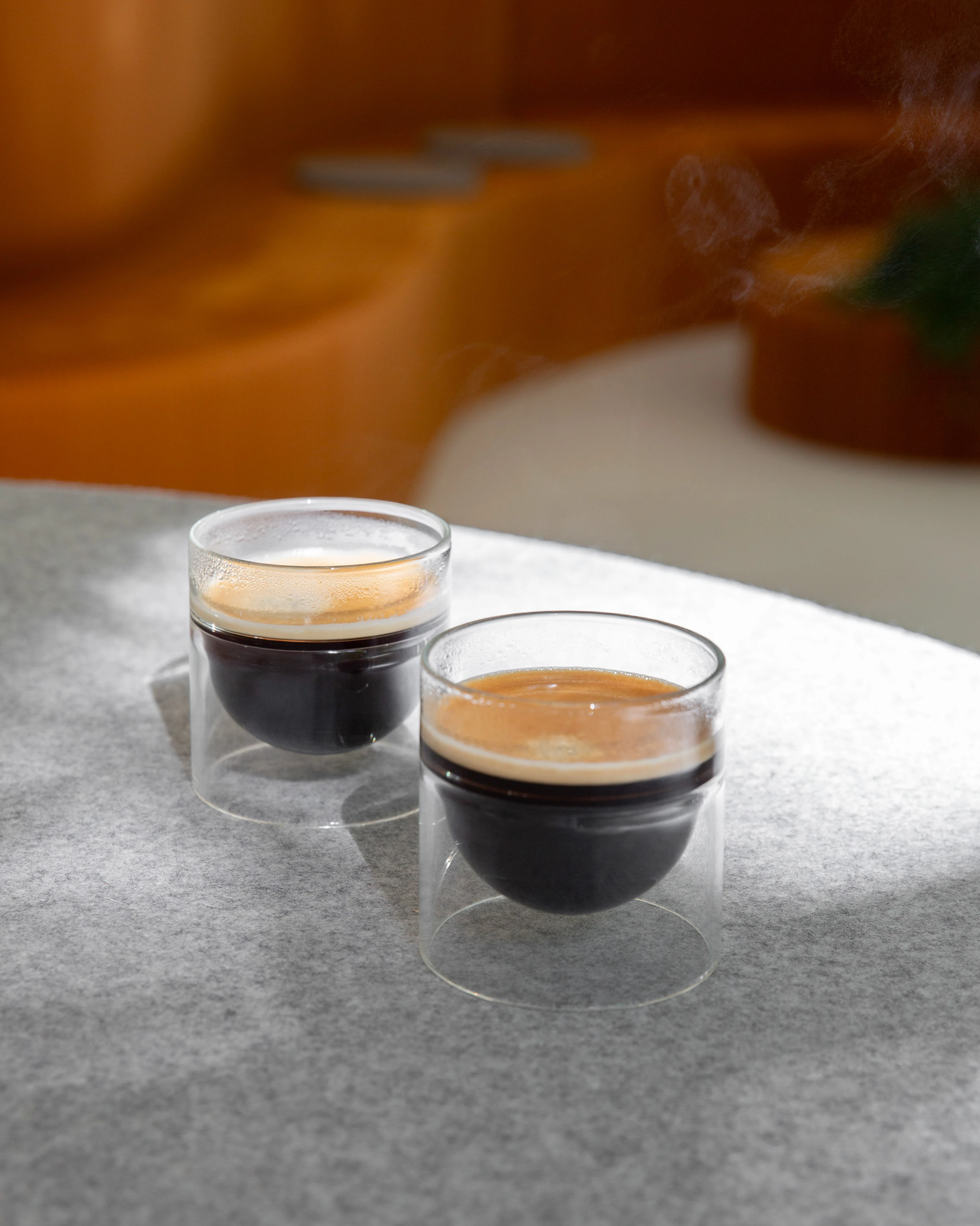 float coffee / cappuccino glass