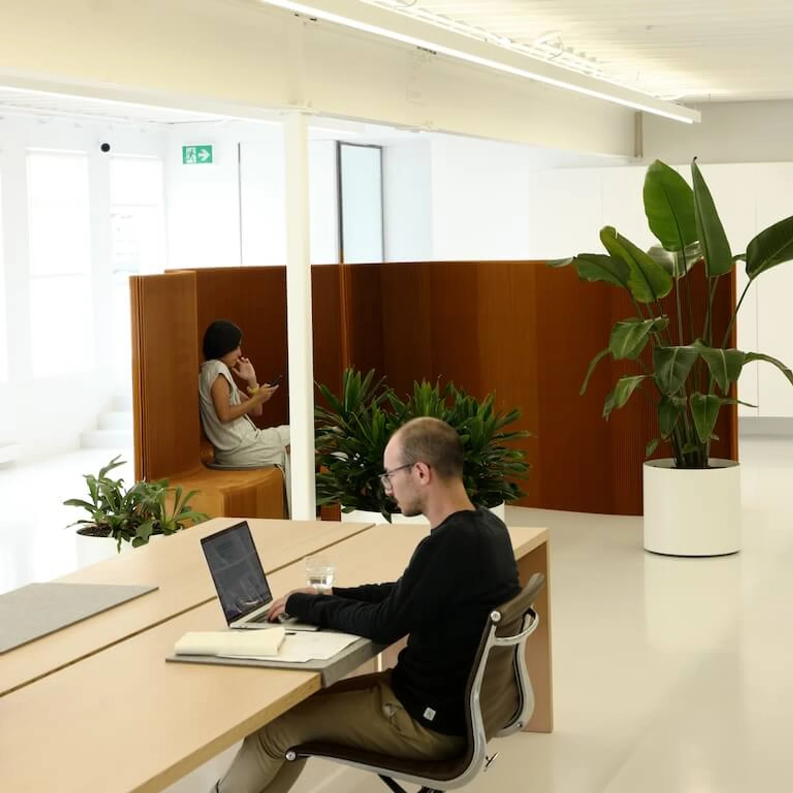 mobile privacy screens and modular office furniture by molo
