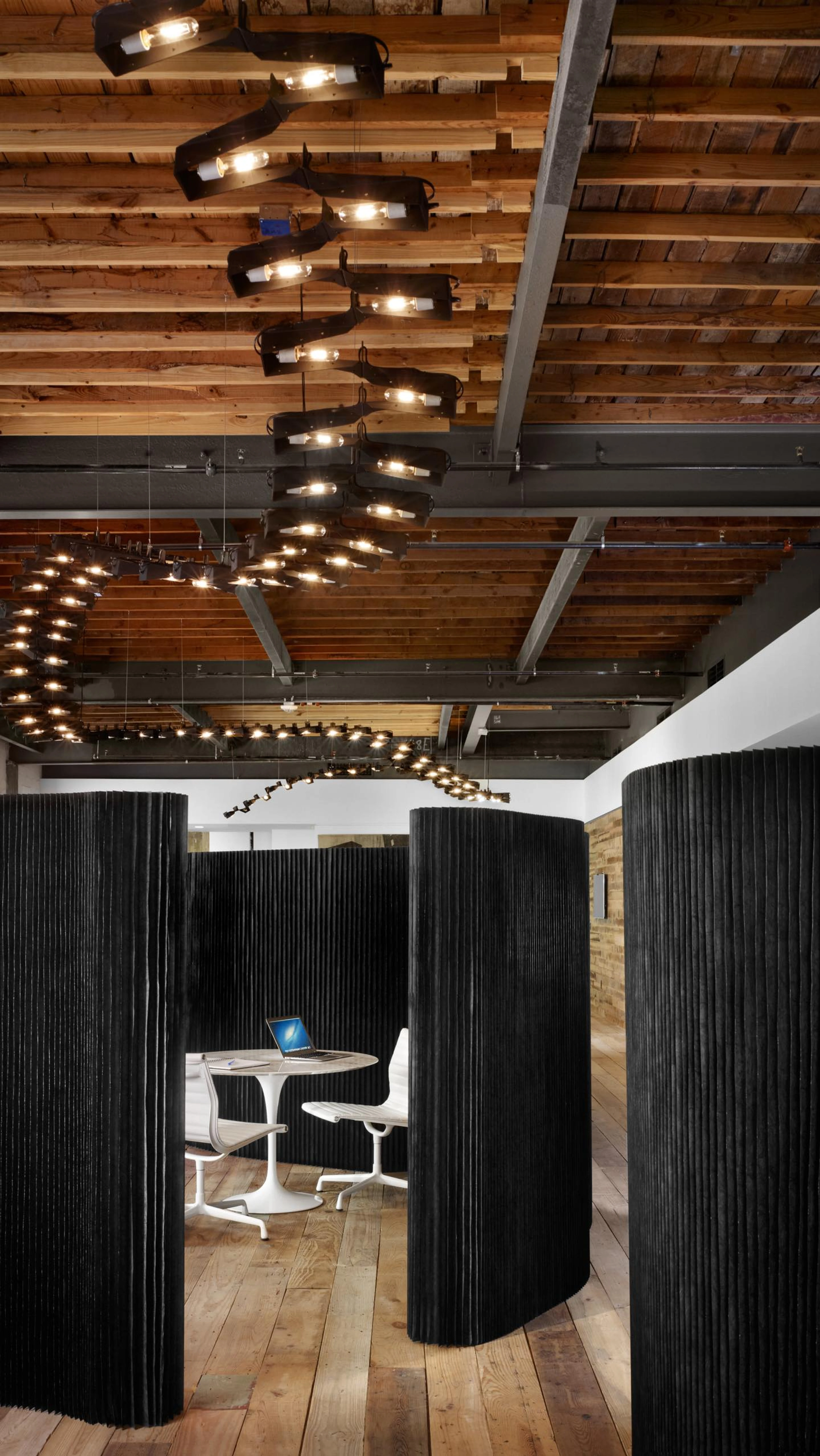 creating privacy in an open-plan office environment