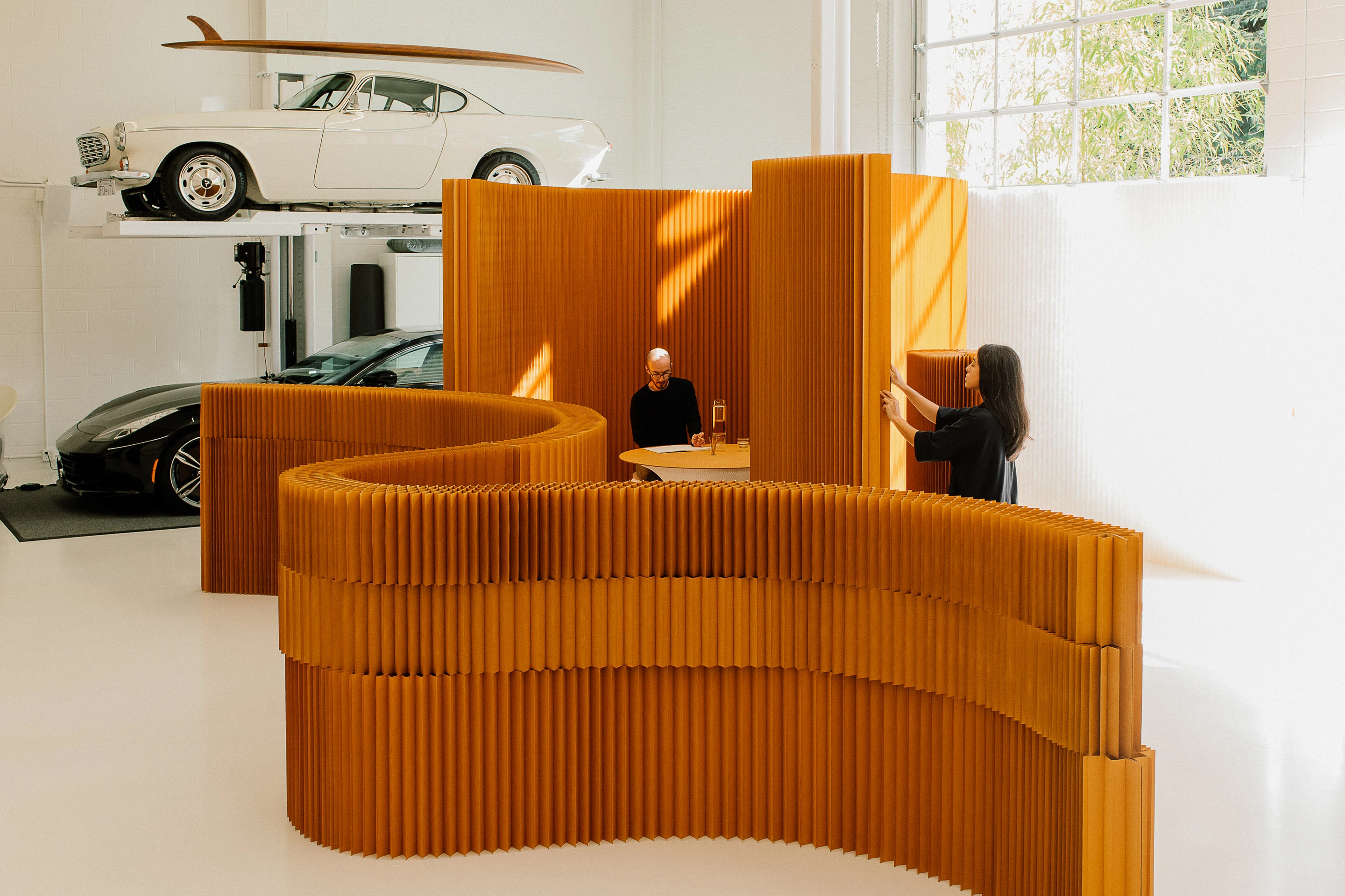 paper softwall + softblock,modular wall system,FSC certified construction materials,molo